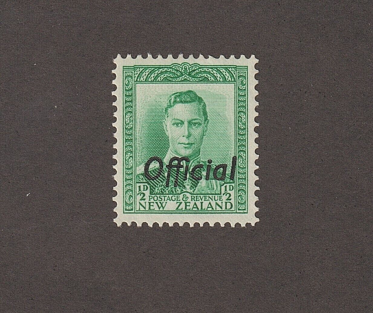EDSROOM-11702 New Zealand O72 LH 1938 Official George VI 