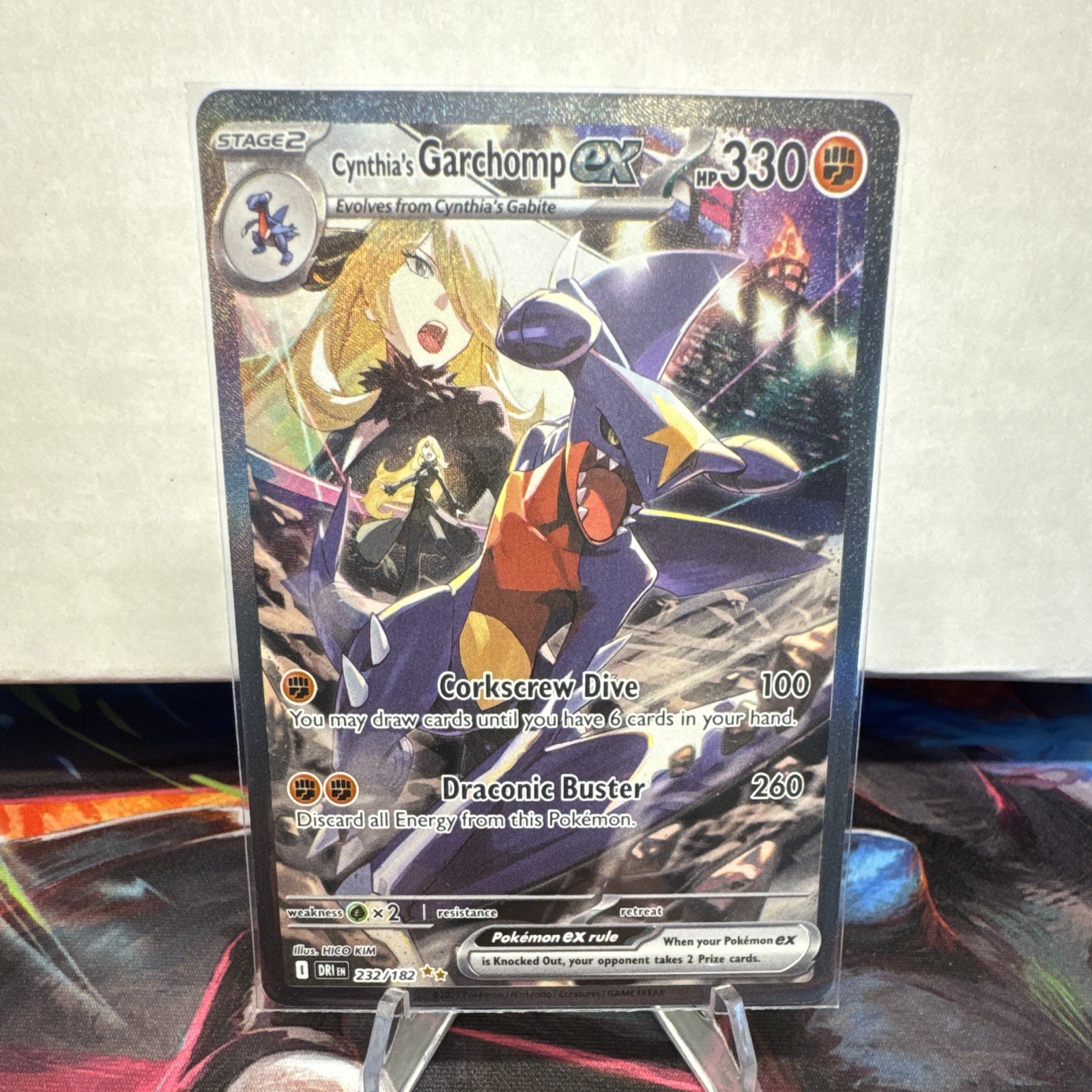 Pokémon TCG Cynthia's Garchomp ex Destined Rivals 232/182 Read Description Pokémon TCG Cynthia's Garchomp ex Destined Rivals 232/182 Read Description