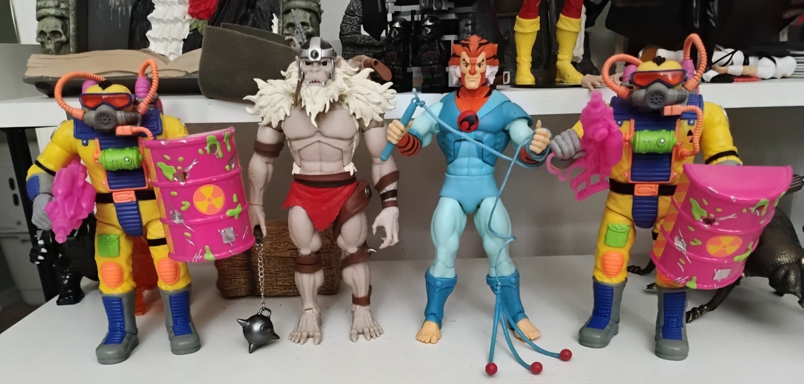 Super7 Ultimates 6inch Action Figure Lot  Toxic Crusaders /Thunder Cats