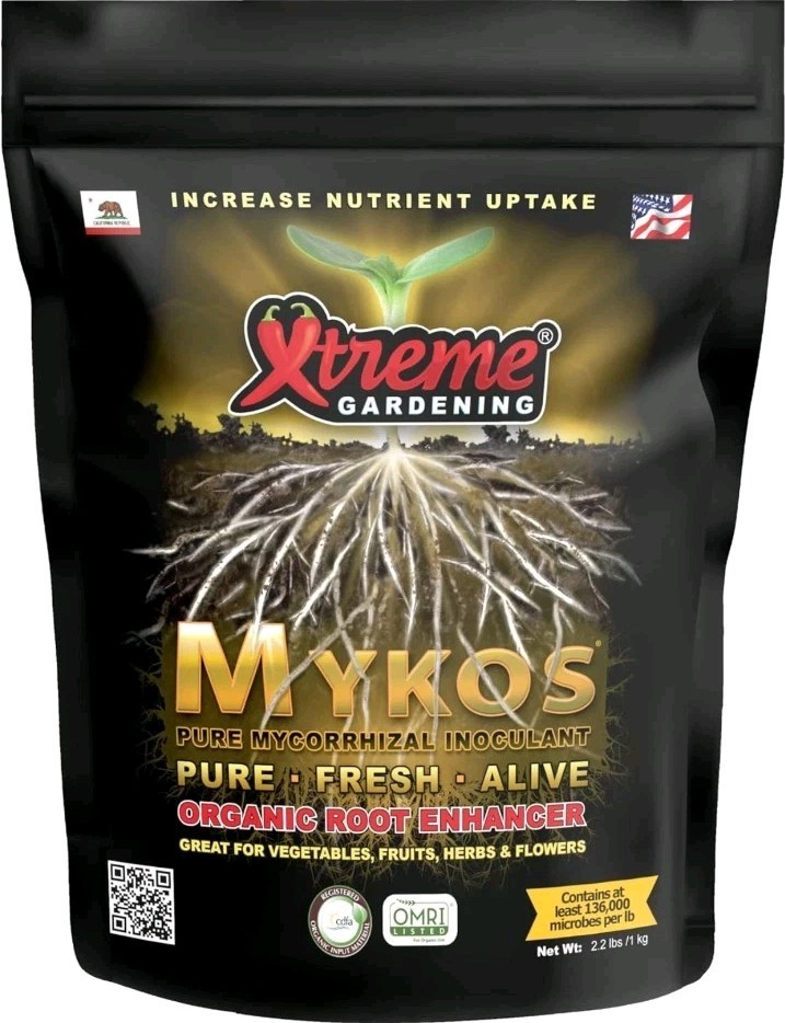 2.2 Lb Xtreme Gardening Mykos Pure Mycorrhizal Inoculant Organic Root Enhancer 