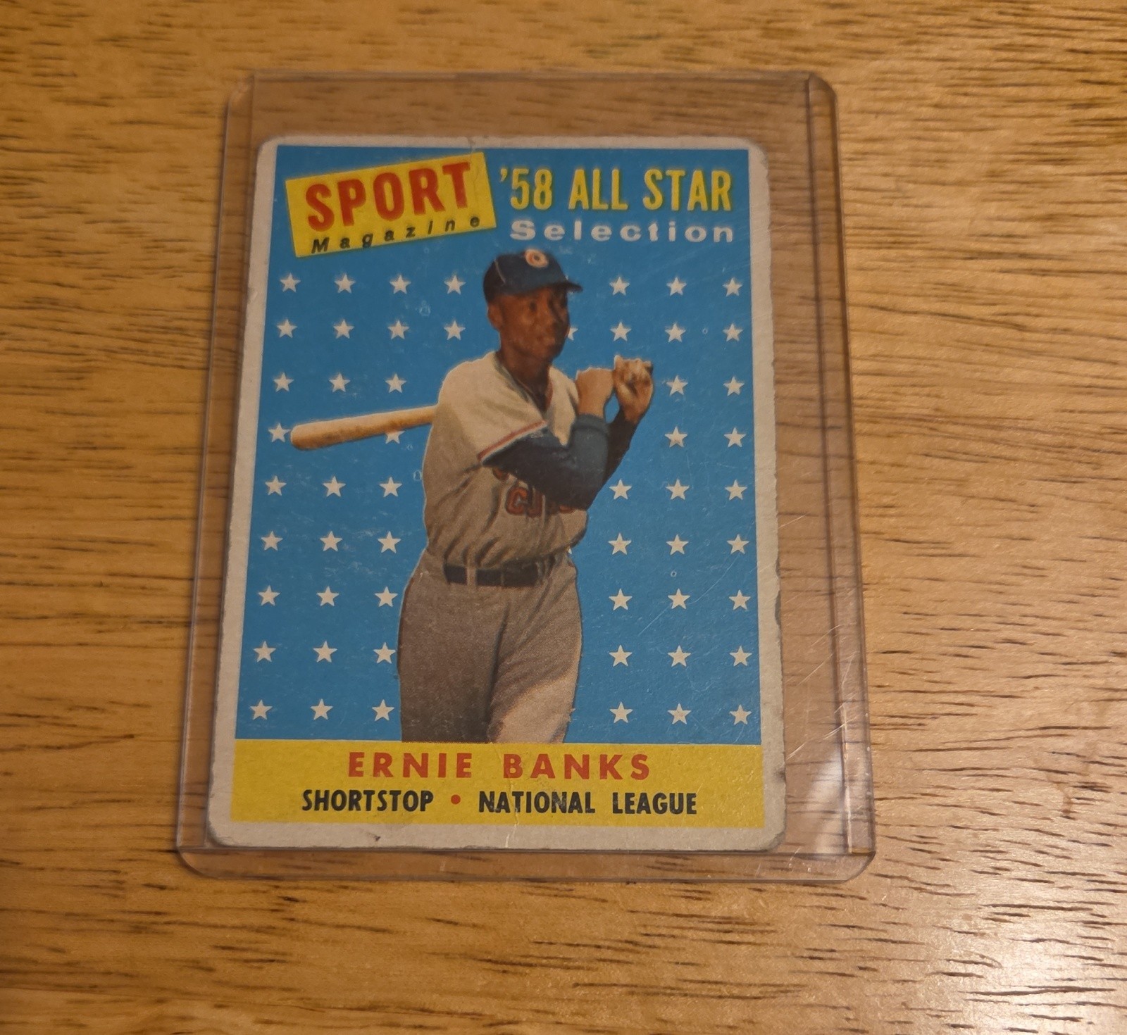 1958 Topps - Sport Magazine \'58 All Star Selection Ernie Banks #482