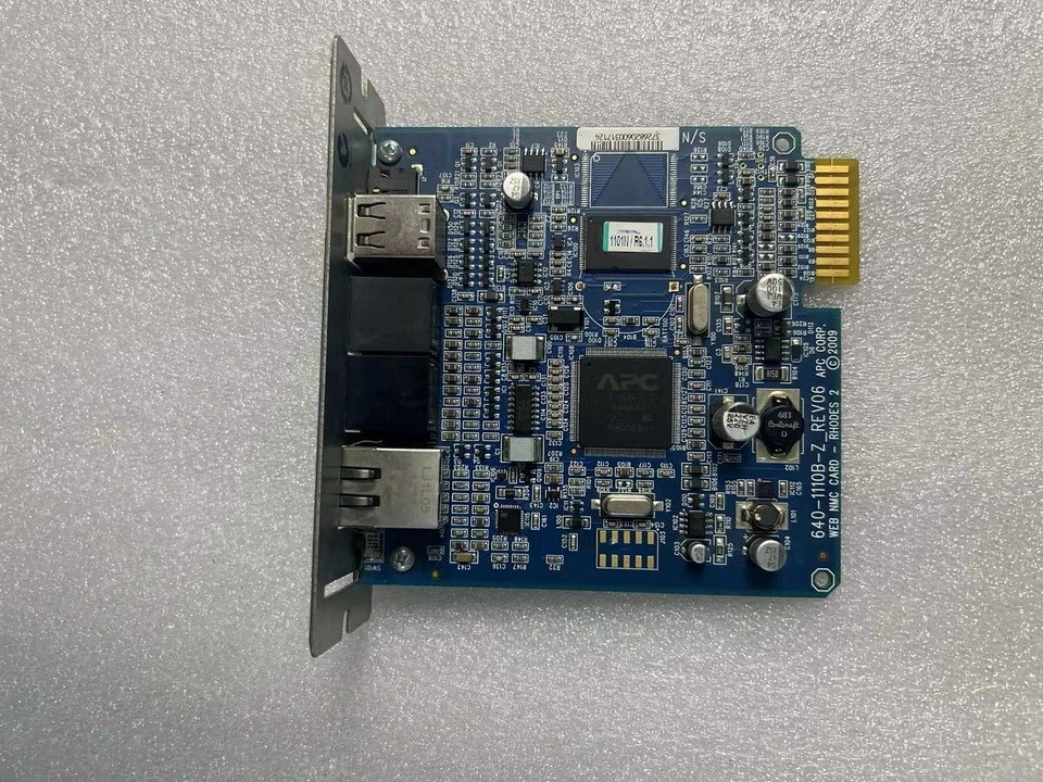 Used APC AP9631 UPS Environmental Monitoring Network Management Card Used APC AP9631 UPS Environmental Monitoring Network Management Card