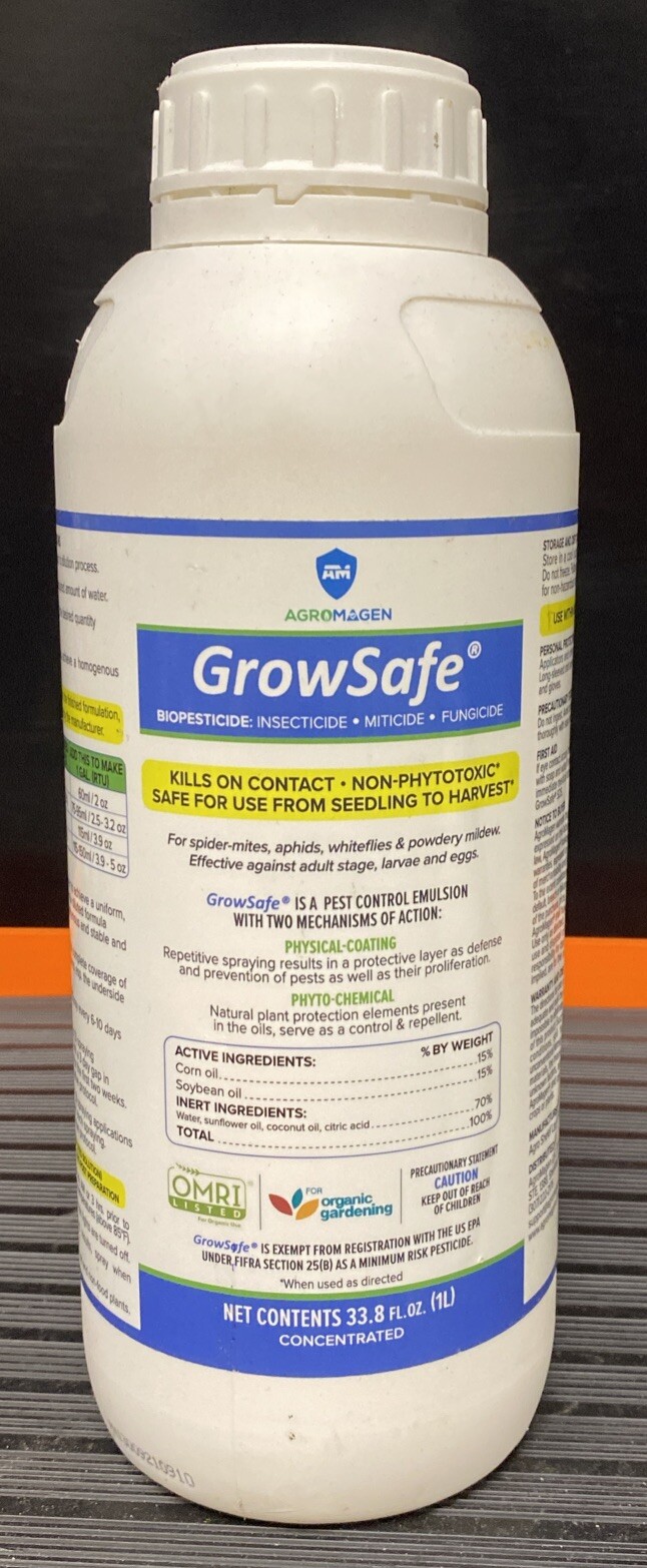 AgroMagen-- GrowSafe 33.8oz Organic Gardening AgroMagen-- GrowSafe 33.8oz Organic Gardening