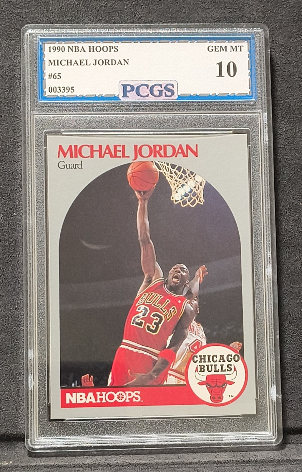 1990-91 NBA Hoops - Michael Jordan #65 1990-91 NBA Hoops - Michael Jordan #65
