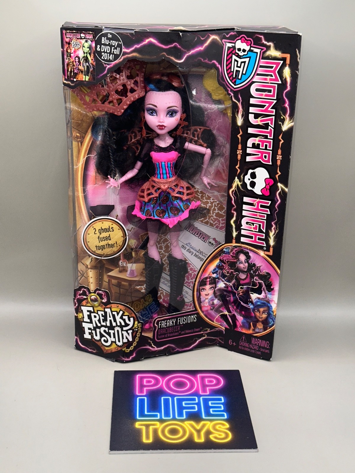 2013 Mattel Monster High Freaky Fusion “Dracubecca” #BJR38 *NRFB*