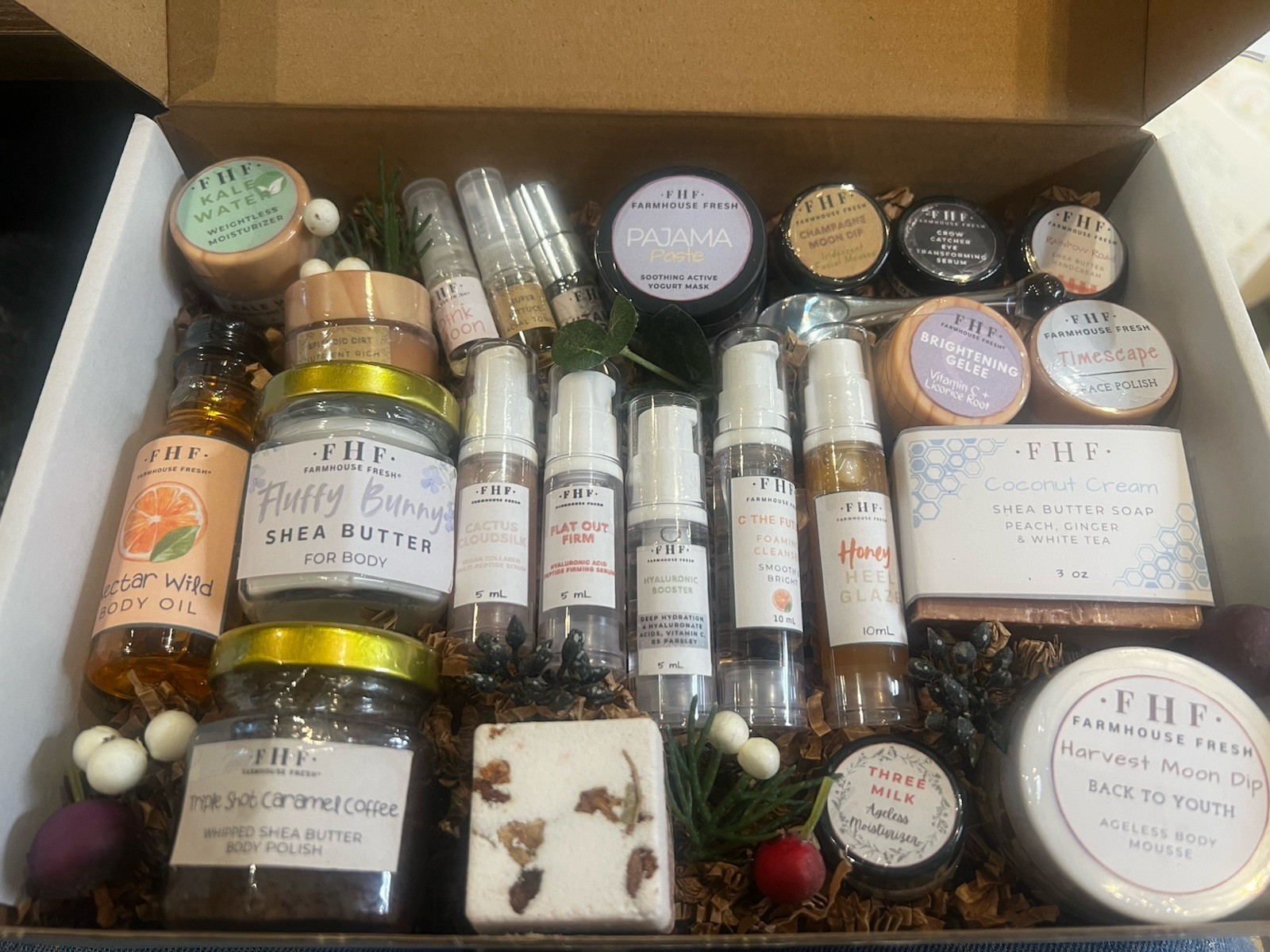 Farmhouse Fresh Organic & Natural Skincare Kits Bundle Gift Self-Care Sample Lot