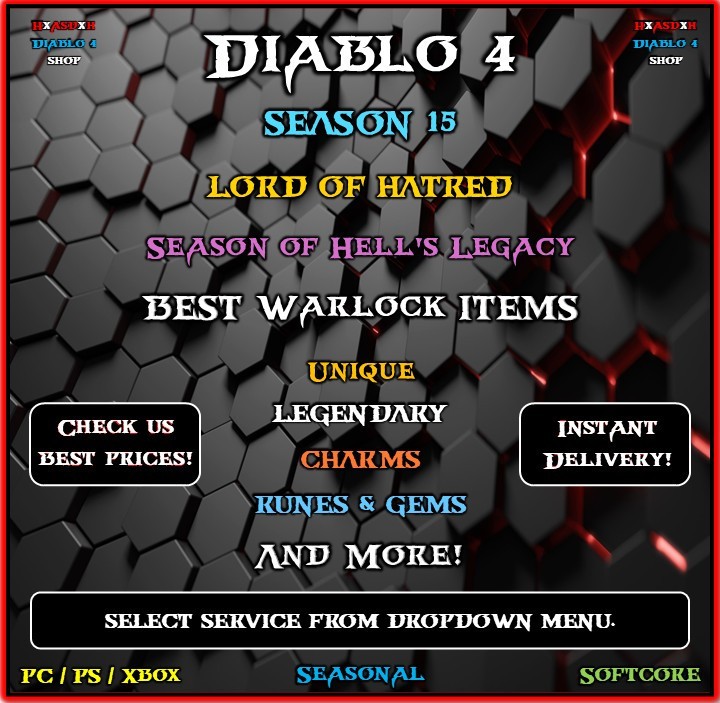 ✨Diablo 4✨Season 15✨Best Warlock Items✨Set Charms✨Meta Items for Builds✨ ✨Diablo 4✨Season 15✨Best Warlock Items✨Set Charms✨Meta Items for Builds✨