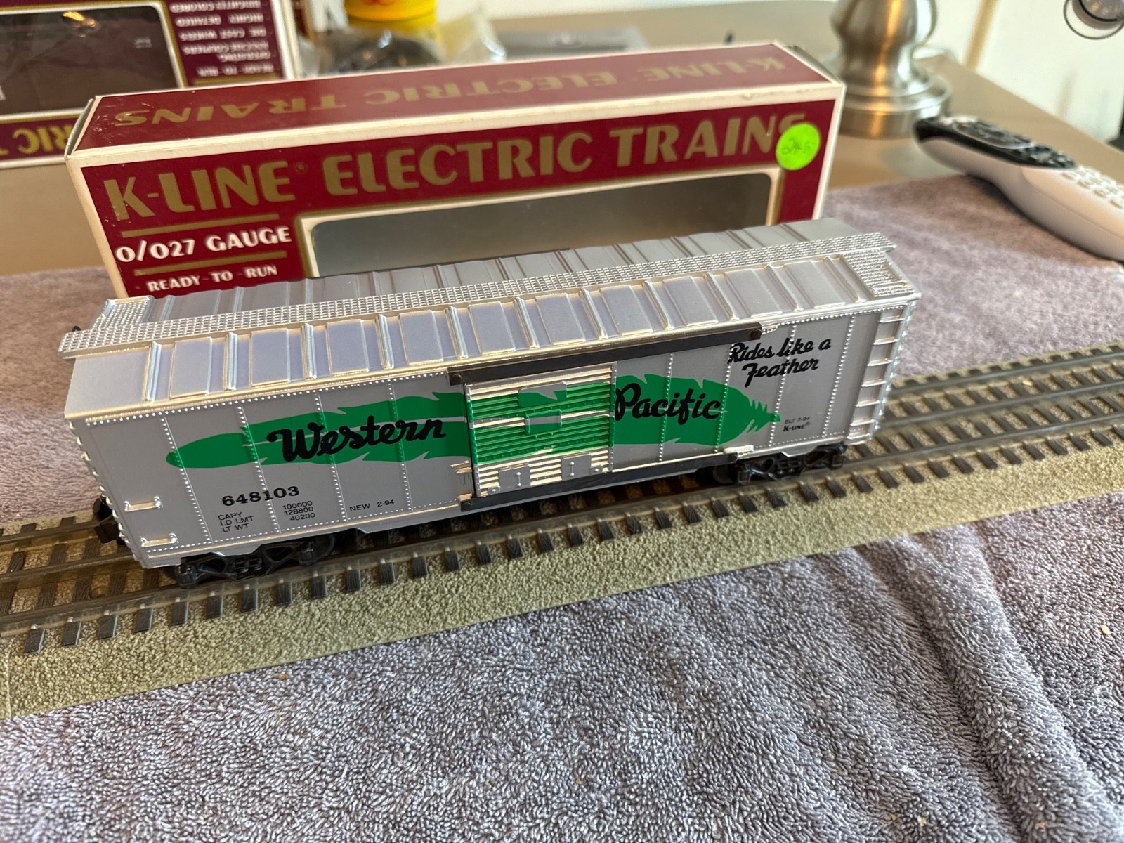 K-Line K-648103 Box Car WP Green NIB