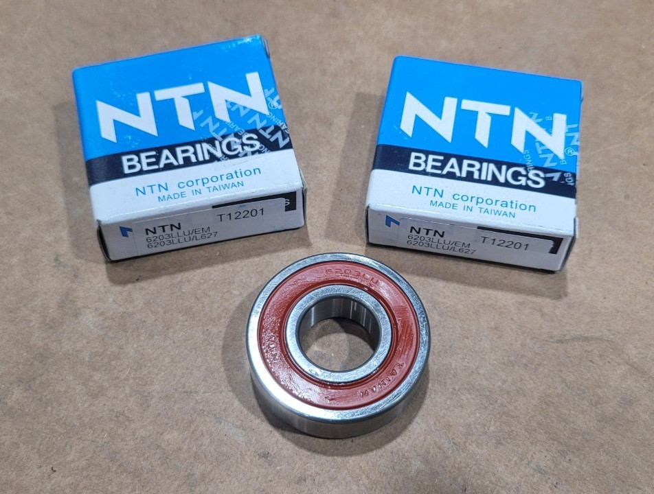 2PCS 6203 LLU NTN Ball Bearing 17x40x12 mm deep groove ball bearing 6203 LU