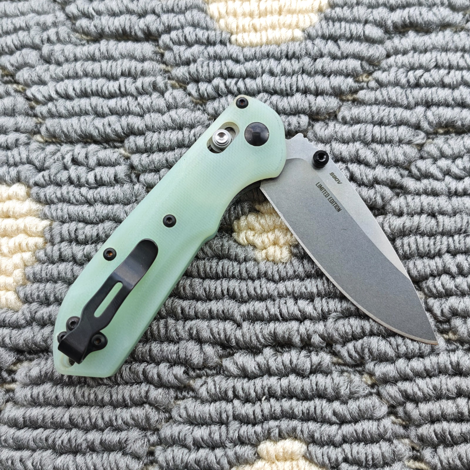 Benchmade 565-2101 Mini Freek Jade G10 AXIS Lock Folding Knife