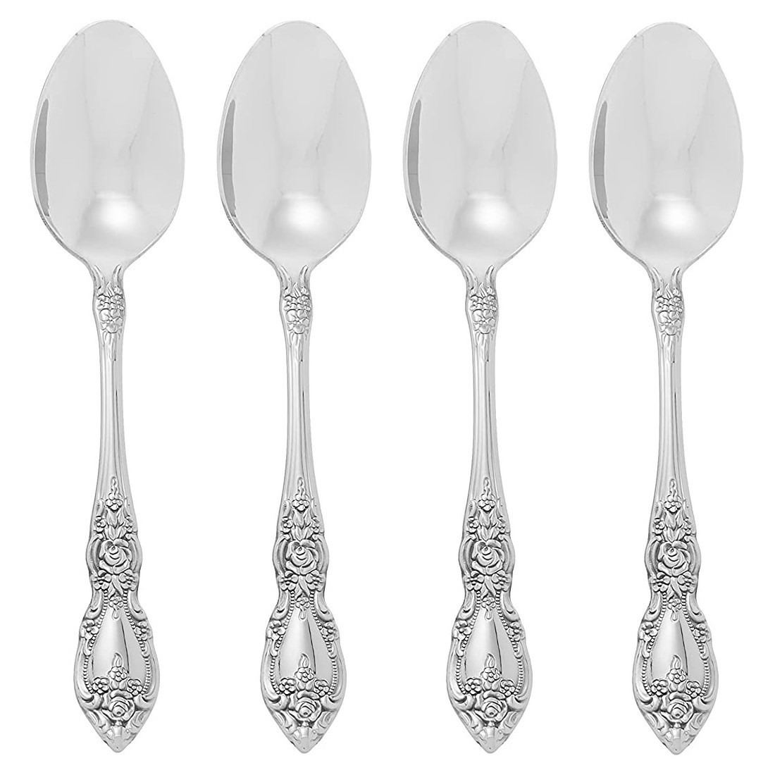 Oneida Wordsworth Stainless Steel Teaspoon (Set of Four)