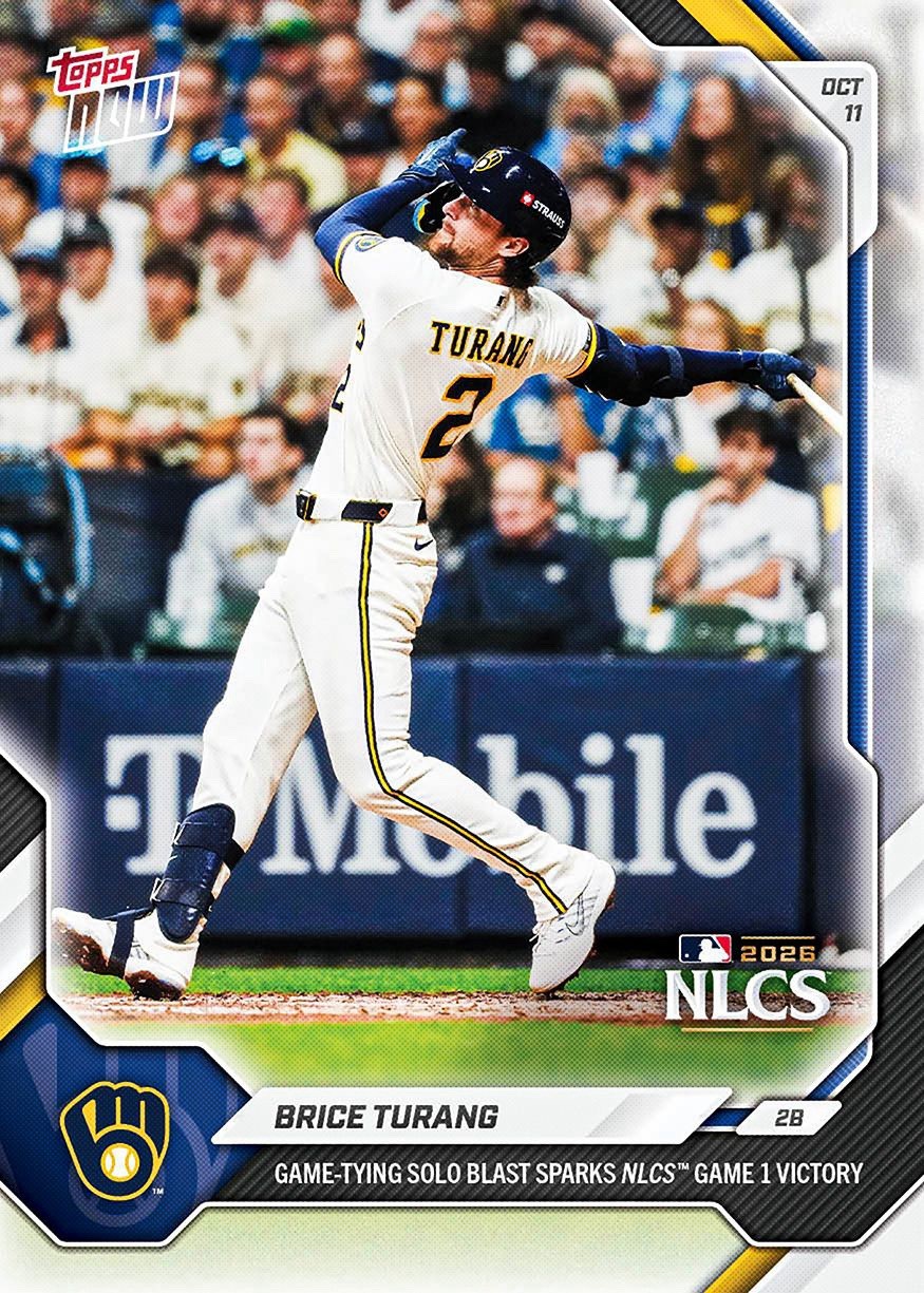 *PRE SALE* Brice Turang - 2026 MLB Topps NOW® - Card 780