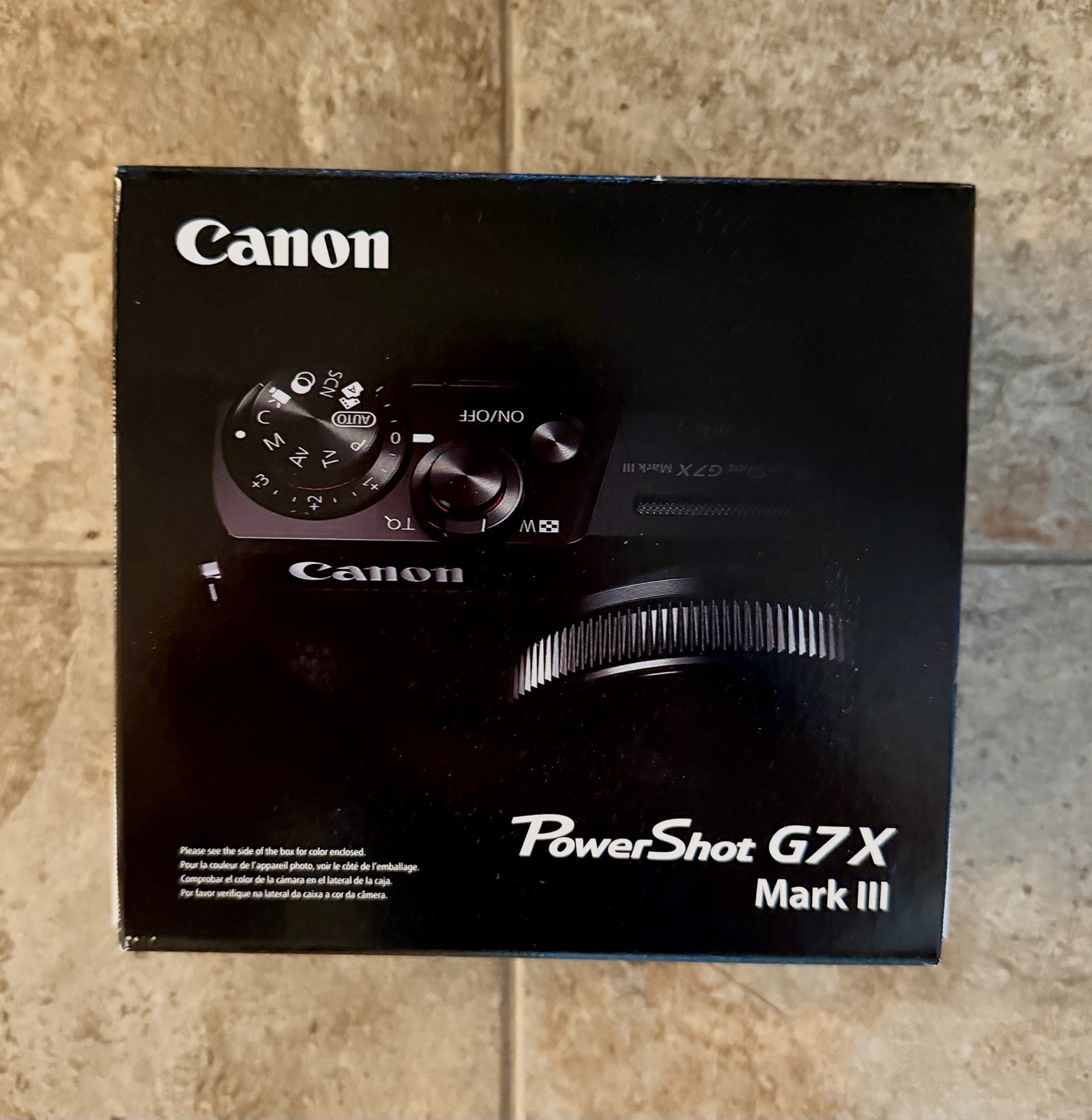 NEW Canon PowerShot G7 X Mark III Black USA Model 1-Year Canon Warranty, Receipt