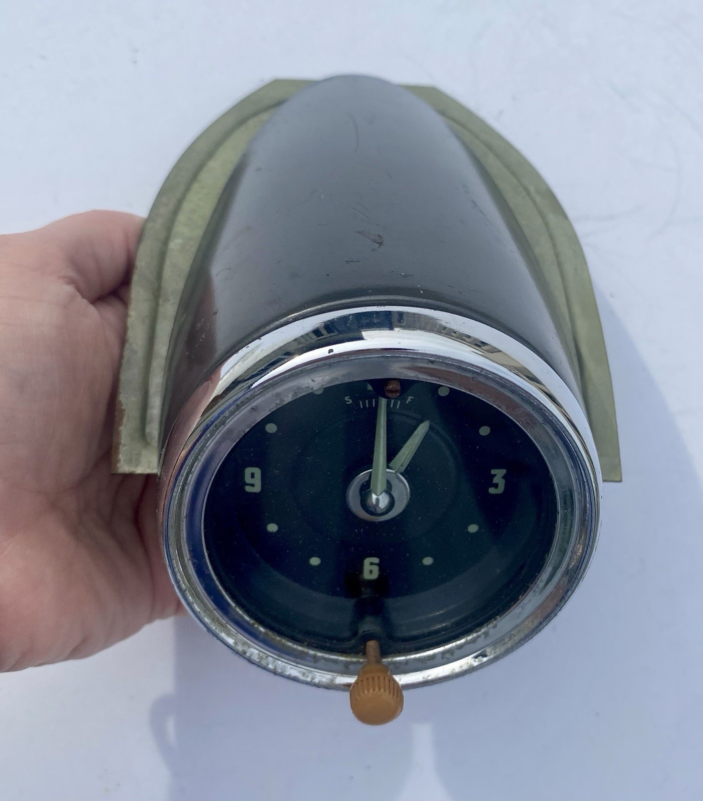 Vintage 1951 1952 Chevrolet Car Auto Interior Dash Clock Original 