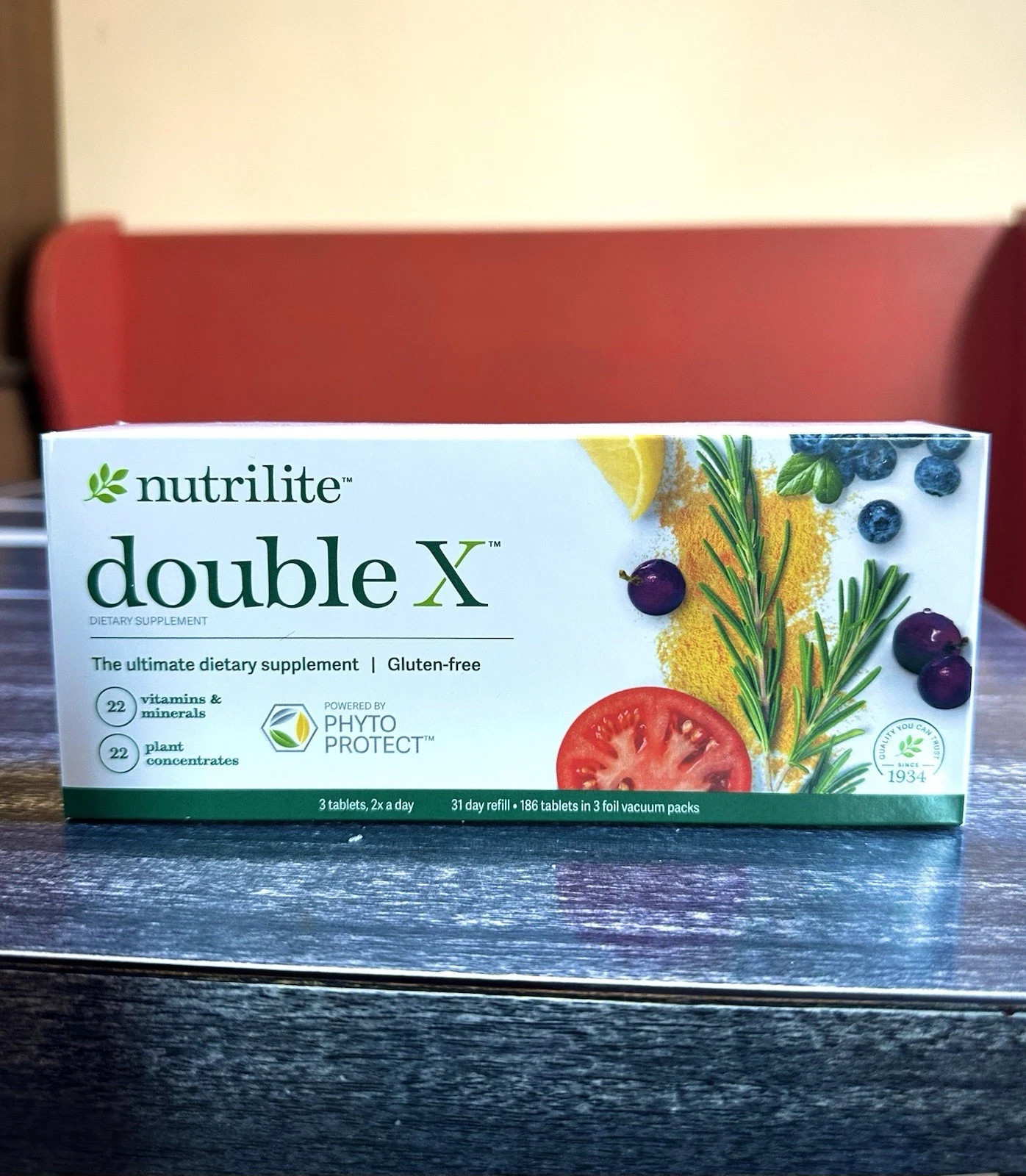 FREE SHIPPING- Nutrilite Double-X Multi-Vitamin Tablets, 31-Day Refill EXP:03/28