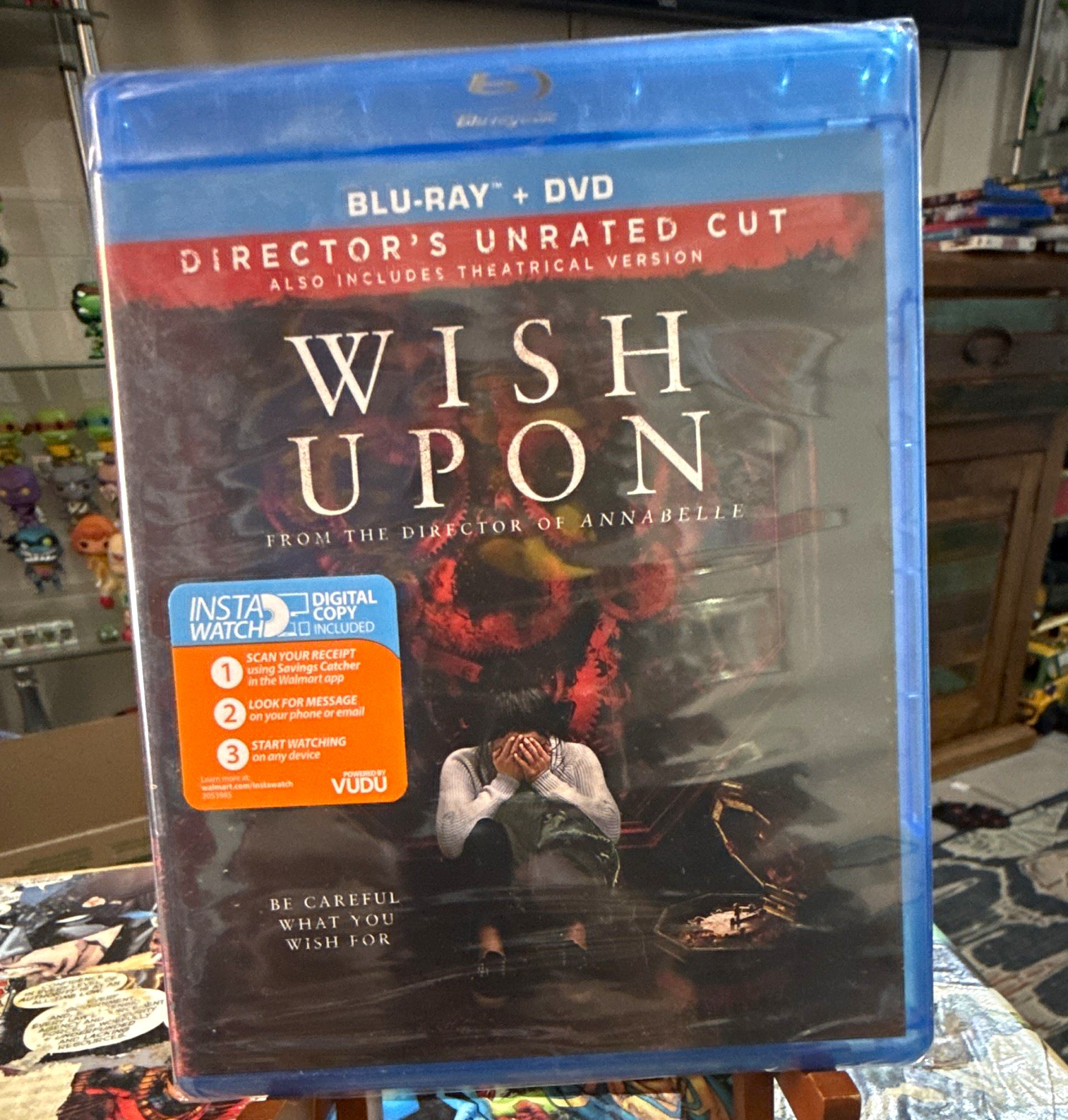 Wish Upon Blu-ray Director\'s Unrated Cut w/ Digital Copy in Blu-ray Case Wish Upon Blu-ray Director\'s Unrated Cut w/ Digital Copy in Blu-ray Case