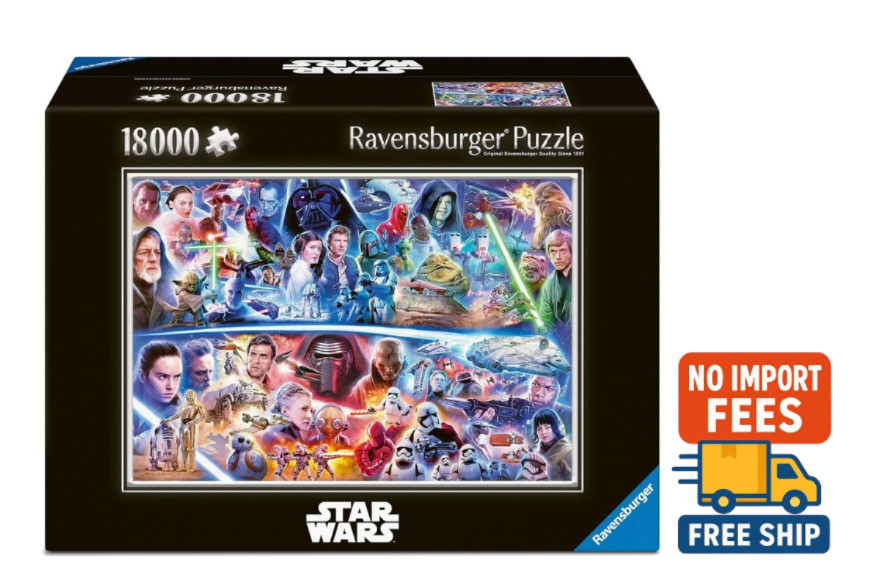 NEW RAVENSBURGER Jigsaw Puzzle 18000 Pieces Movie TV Theme Star Wars NEW RAVENSBURGER Jigsaw Puzzle 18000 Pieces Movie TV Theme Star Wars