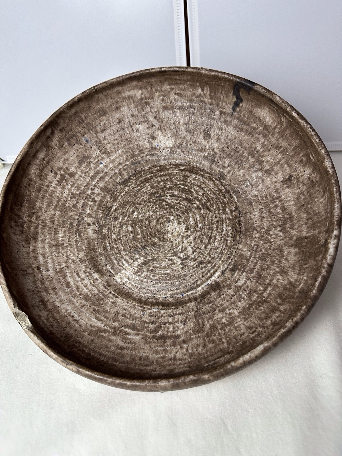 McCarty pottery Mississippi Nutmeg bowl platter 13\