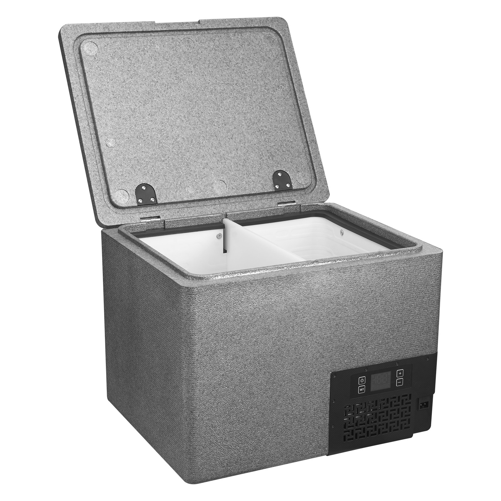 Uimoso 12V Portable Car Refrigerator, Electric Cooler, 40L Capacity