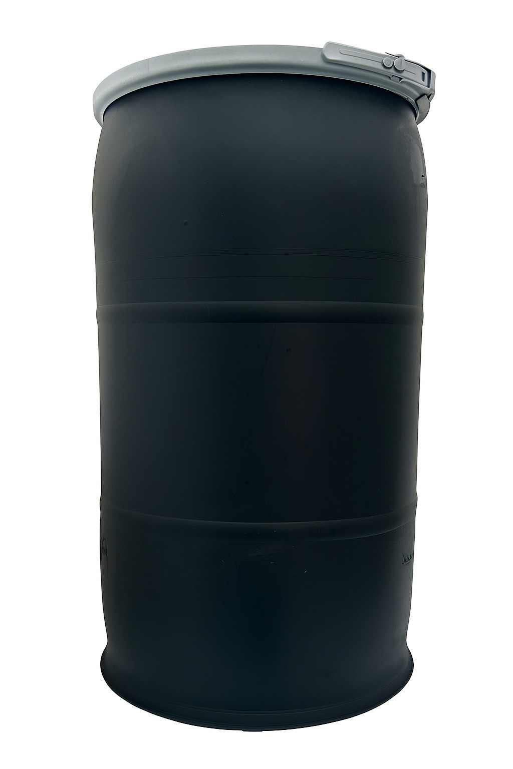 35 Gallon Black Open-Top Barrel – HDPE – Non-Food Grade – UN Rated – 