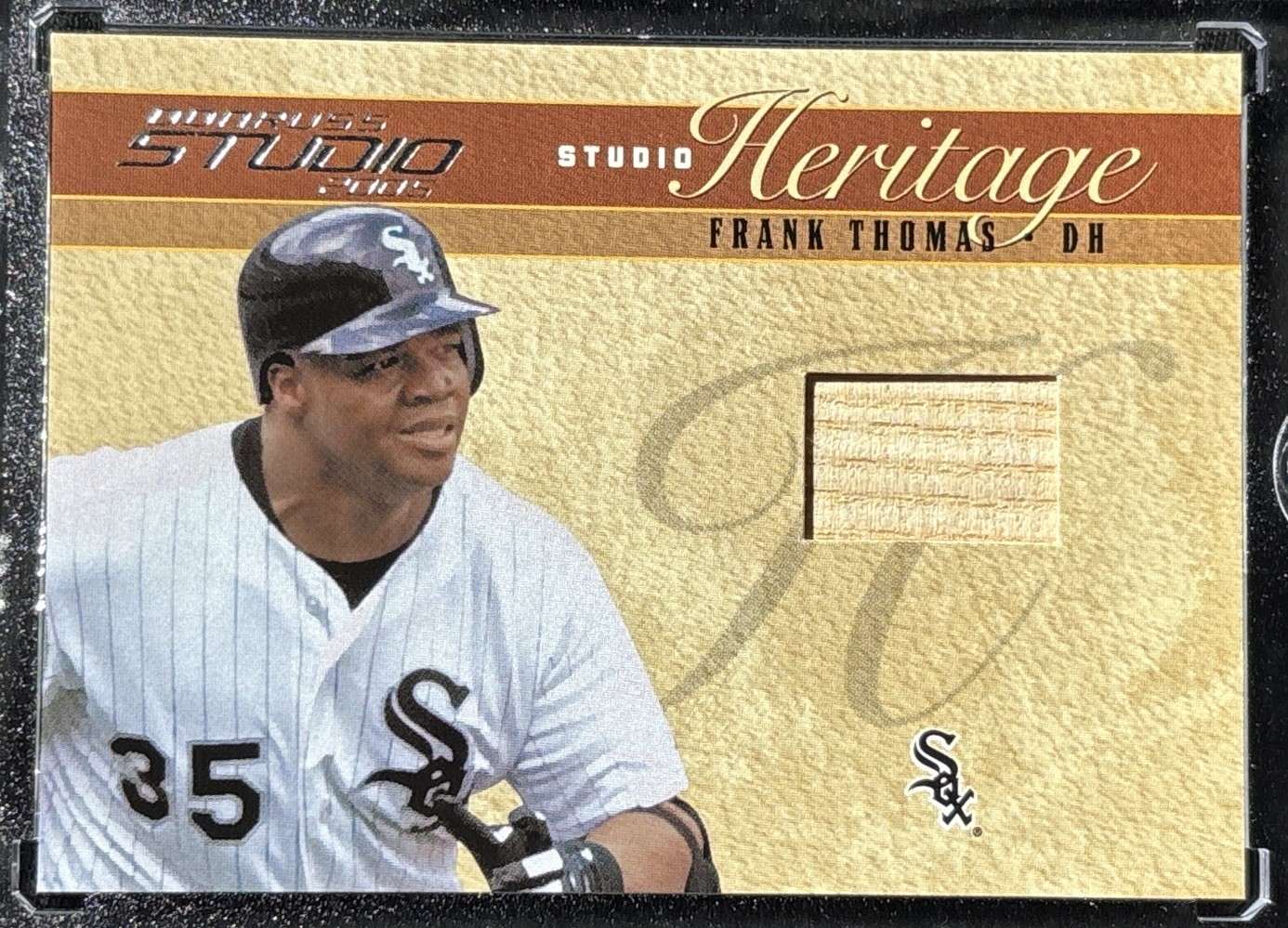 2005 Donruss Studio “Heritage” Bat Relic Frank Thomas #SH-6 /150 **SP**