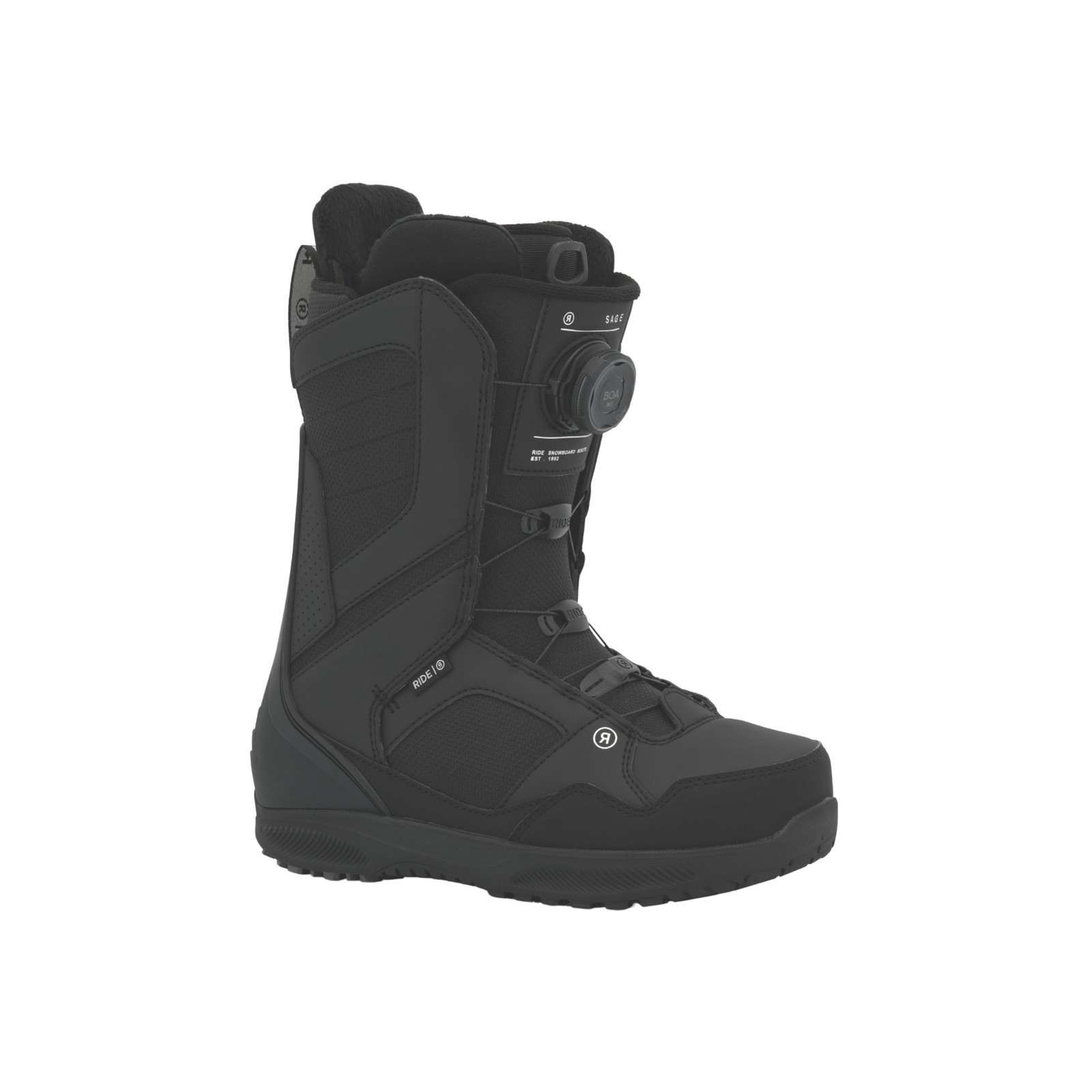 Ride Sage Women\'s Snowboard Boots, Black, W8.5 MY27 Ride Sage Women\'s Snowboard Boots, Black, W8.5 MY27