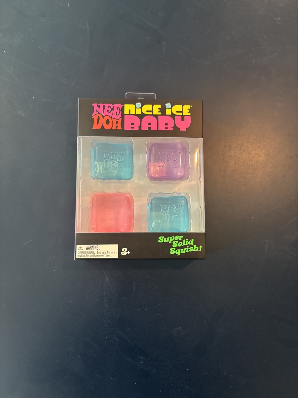 NeeDoh Nice ice baby Ultra Rare Super Cute Squishy Toy Tiny Blue Pink Purple NeeDoh Nice ice baby Ultra Rare Super Cute Squishy Toy Tiny Blue Pink Purple