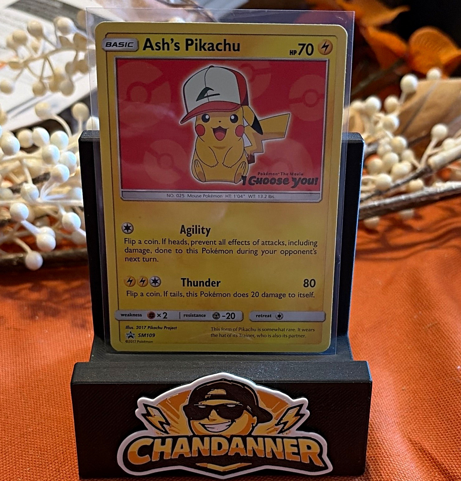 The Pokémon Company Ash\'s Pikachu SM109 SM Promo Regular EN 70 HP