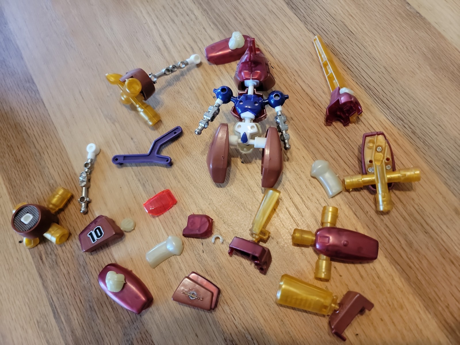 VTG 2001 Medabots Arkbeetle Parts Lot - Takara Hasbro Action Figure Tinpet 