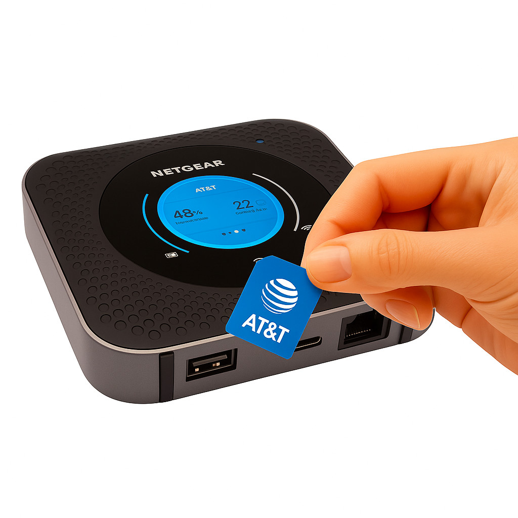 AT&T Unlimited Data Hotspot Plan + FREE Router – No Contract $84.95 First Month