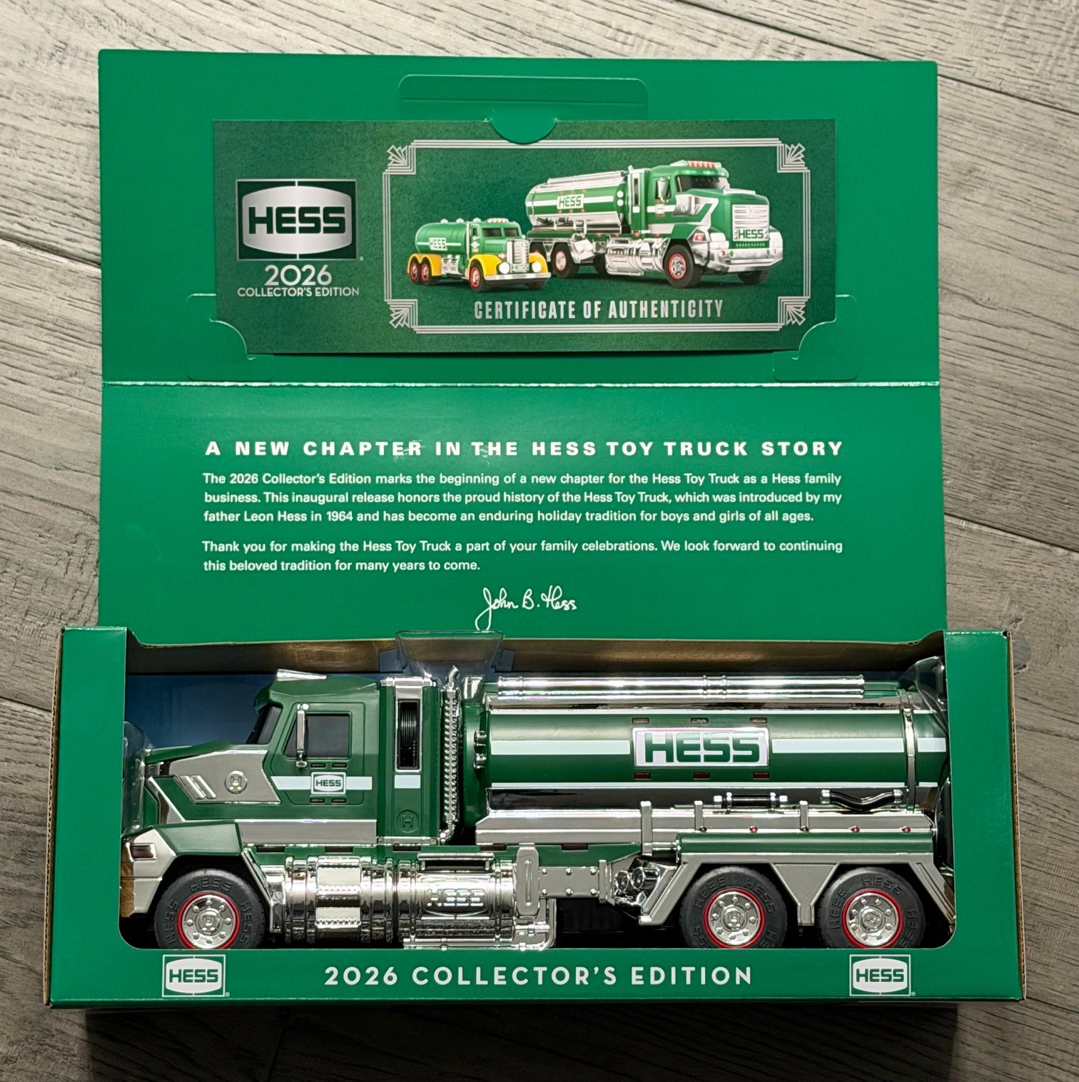 2026 Hess Collector’s Commemorative Edition Truck - Extremely Limited SOLD OUT 2026 Hess Collector’s Commemorative Edition Truck - Extremely Limited SOLD OUT