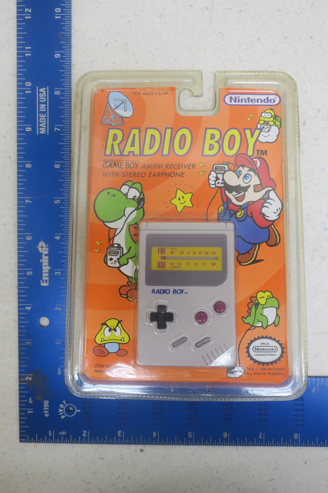 RARE 1993 Nintendo Radio Boy BRAND NEW SEALED Vintage Game Boy AM FM Pocket Radi