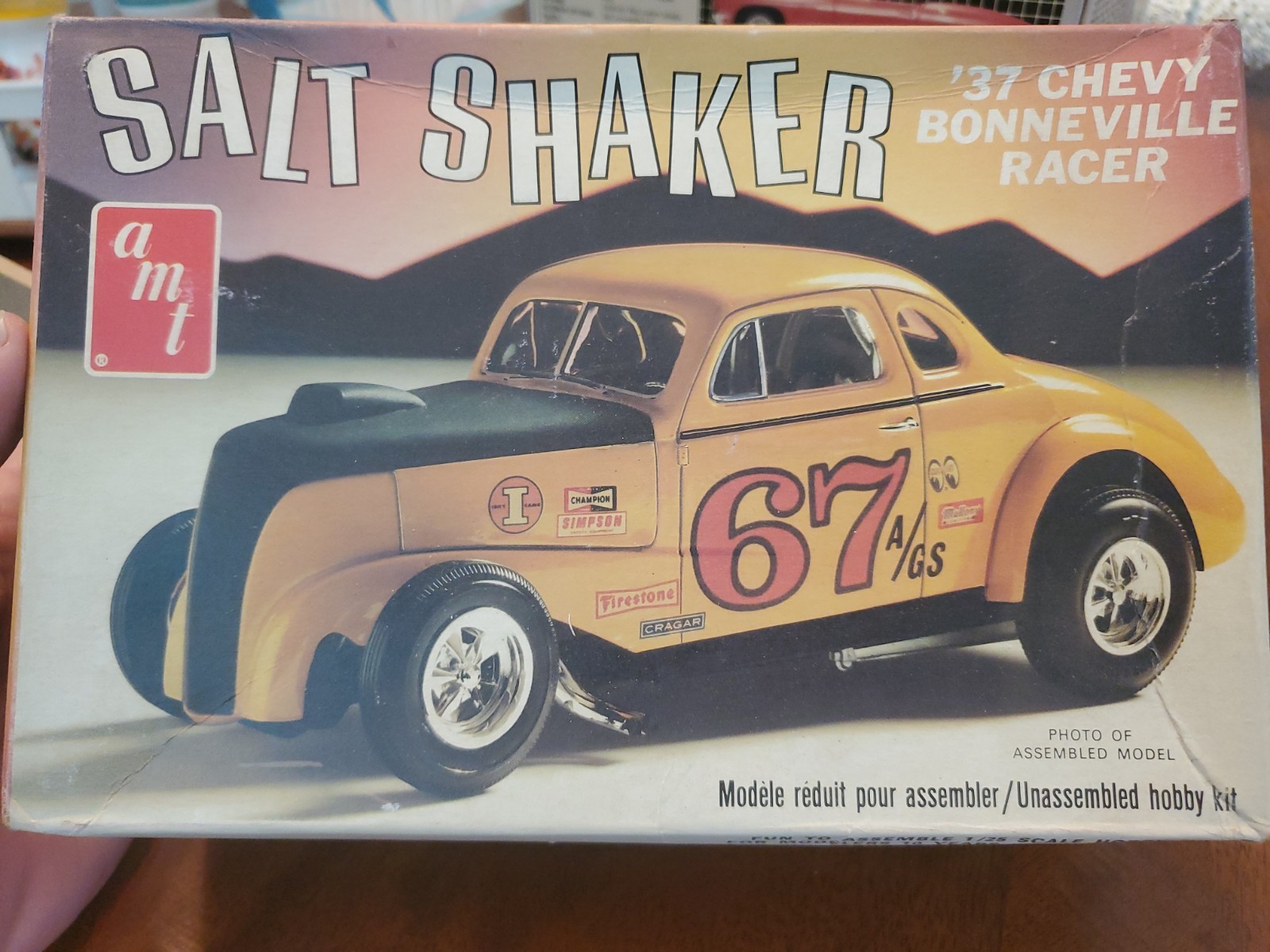 Vtg AMT 37 Chevy Salt Shaker 3005 original issue New Open Box Complete kit Vtg AMT 37 Chevy Salt Shaker 3005 original issue New Open Box Complete kit