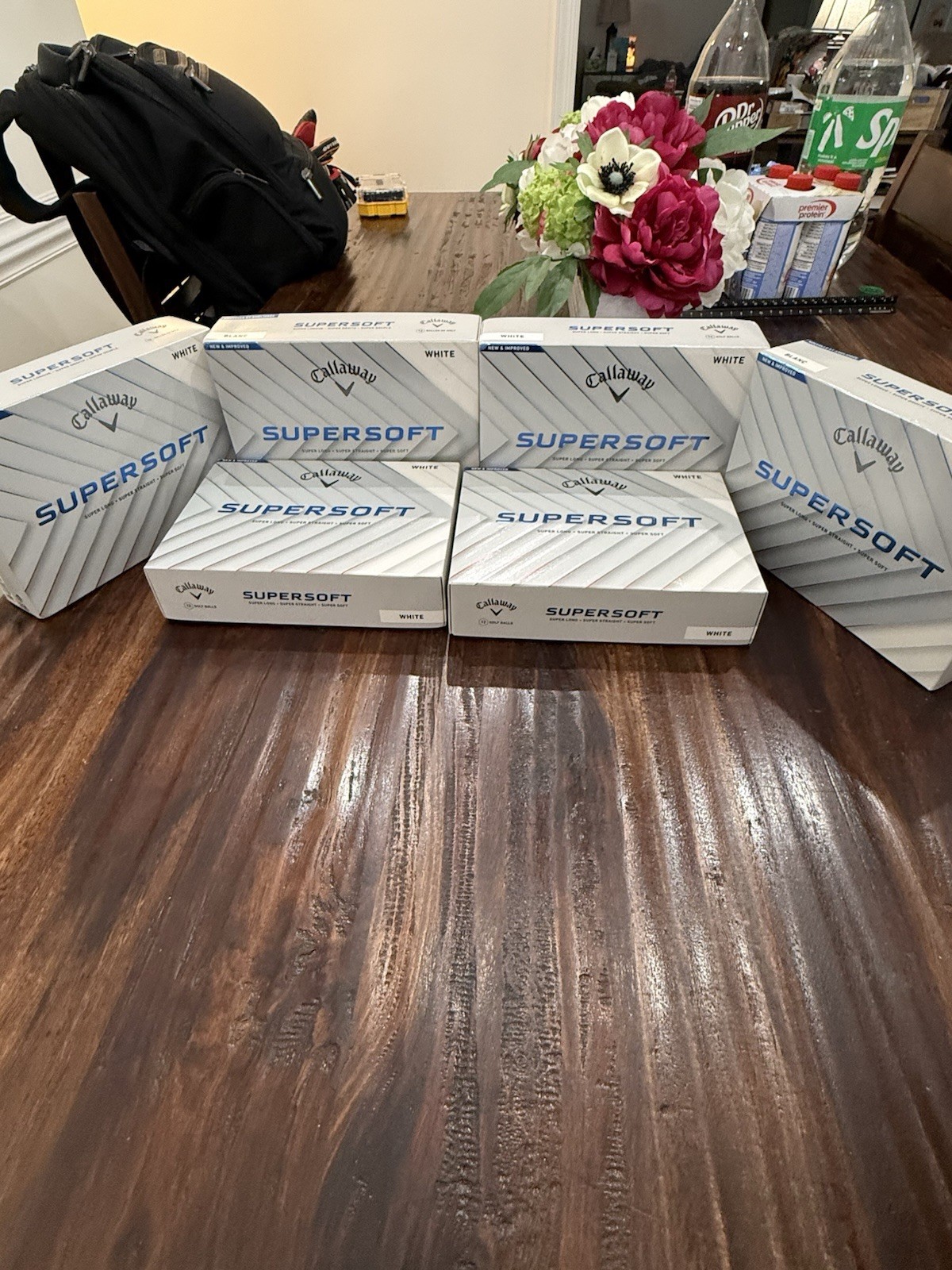 6 Dozen Brand New Supersoft Callaway White Golf Balls 6 Dozen Brand New Supersoft Callaway White Golf Balls