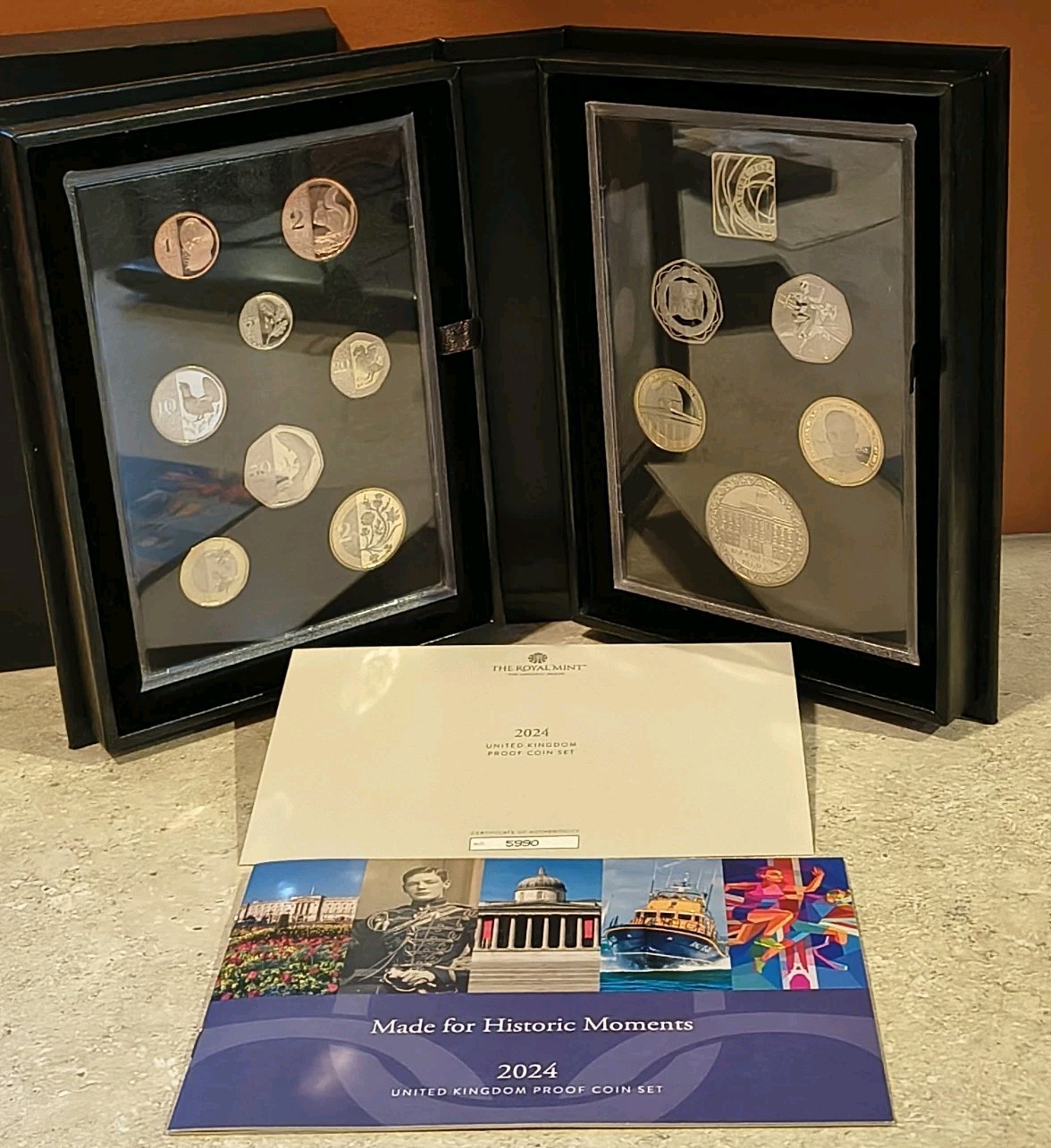 2024 ROYAL MINT 13 COIN ANNUAL UK PROOF & MEDAL SET 2024 ROYAL MINT 13 COIN ANNUAL UK PROOF & MEDAL SET
