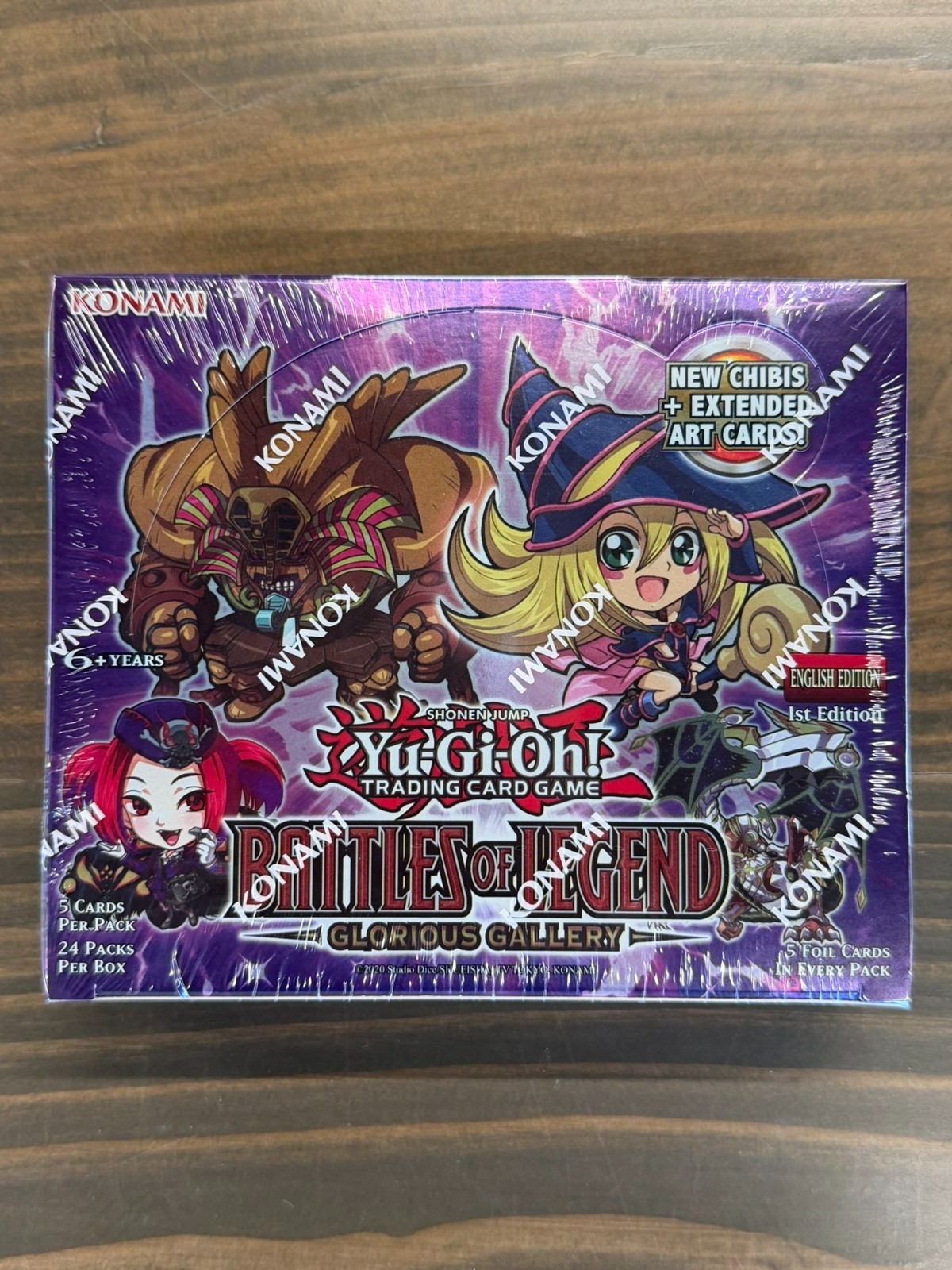 Yugioh Battles of Legend Glorious Gallery Booster Box 1st Edition Factory Sealed