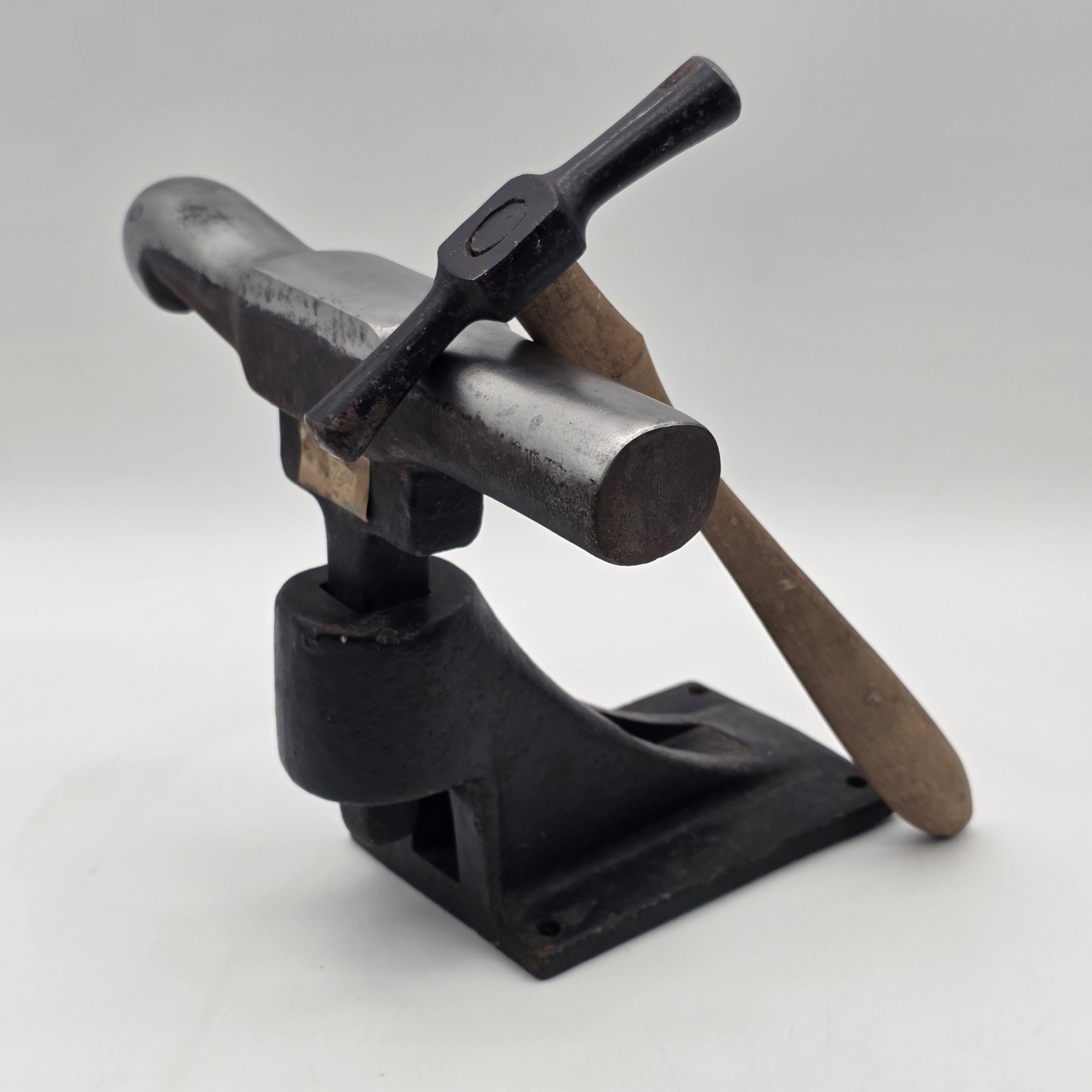 Vintage Original Blacksmith Silversmith t-shape forming stake Dixon-3