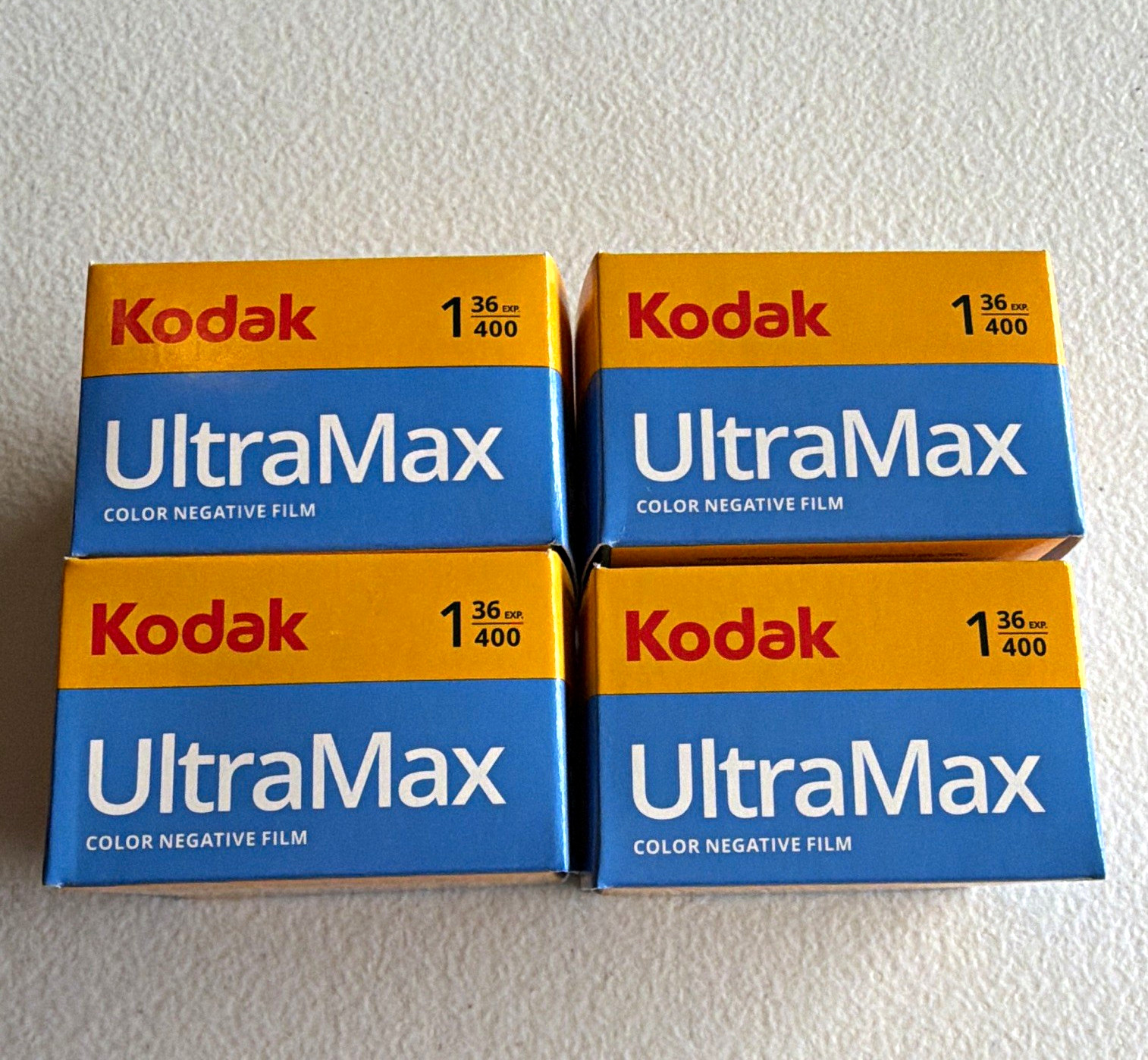 Kodak UltraMax 35mm Color Film ISO 400 36  MPN 6034060 EXP 05/2027