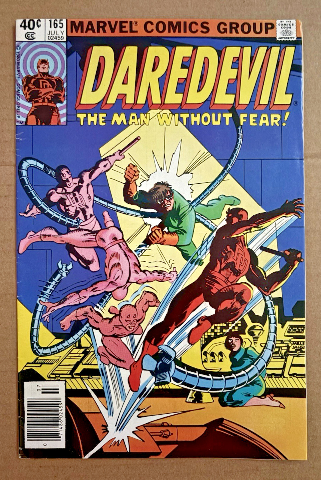 Daredevil #165 Jul 1980 Doctor Octopus Frank Miller Bronze Marvel FN/VF (7.0)