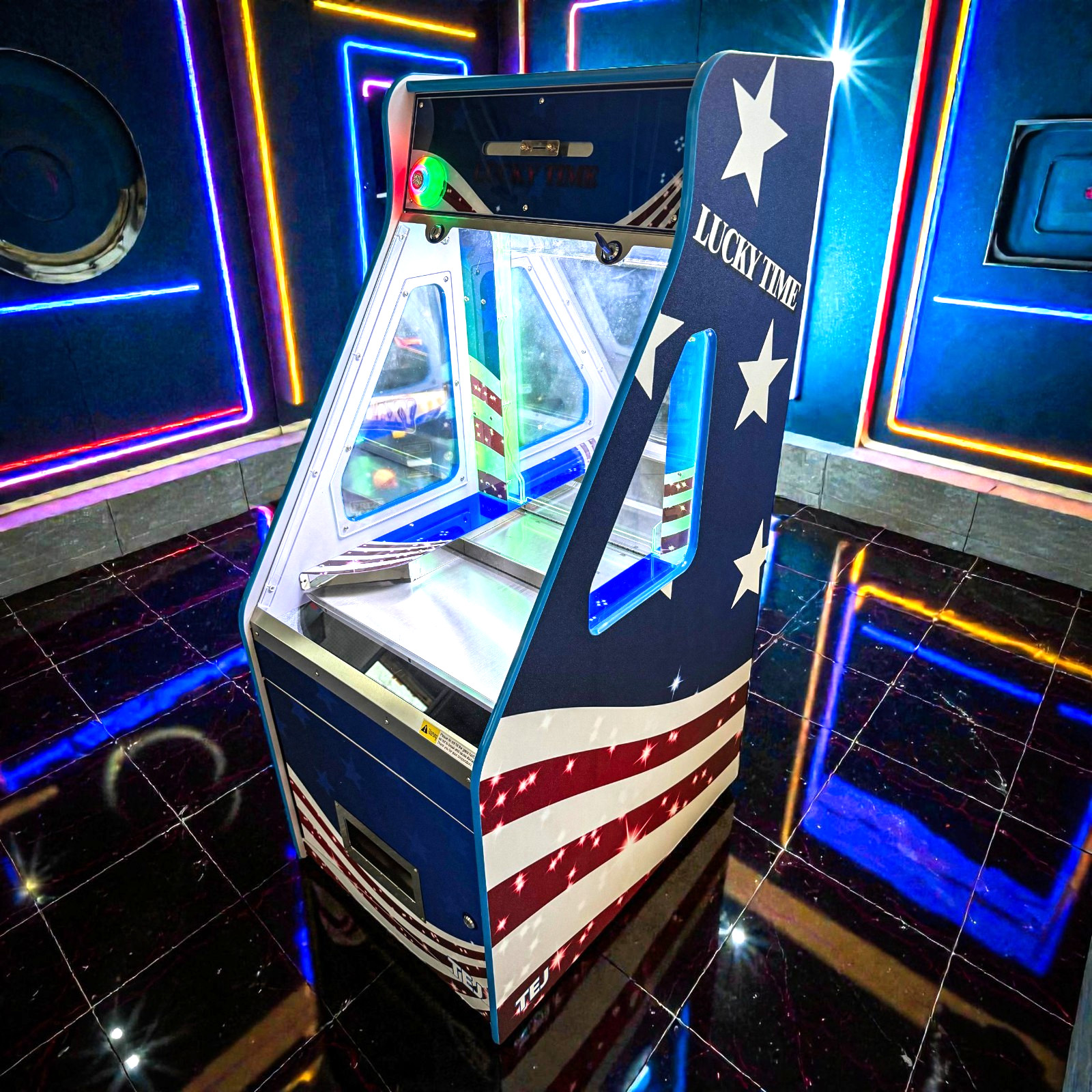 Quarter Coin Token Pusher Machine *Fast Shipping* USA FLAG Quarter Coin Token Pusher Machine *Fast Shipping* USA FLAG