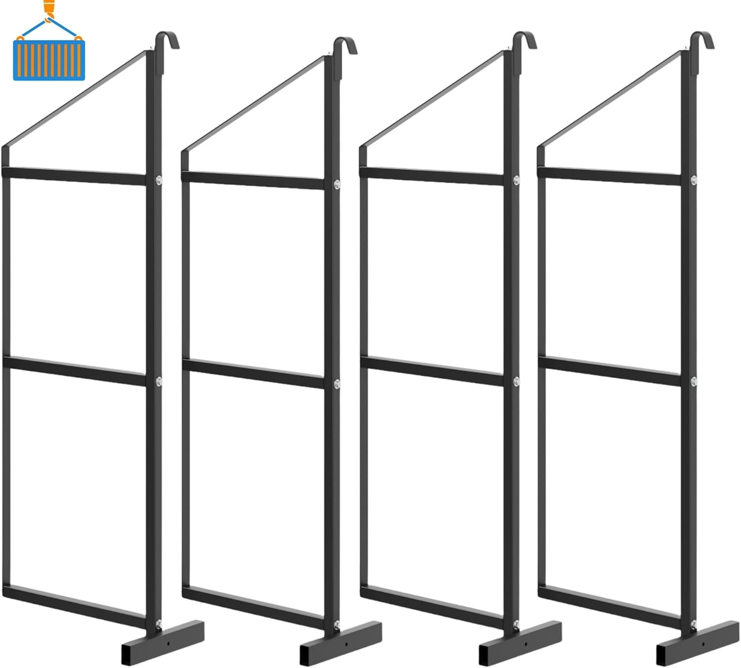 2/4/8 Pcs Cargo Shipping Container Shelving Shelf Brackets Universal Fitment US