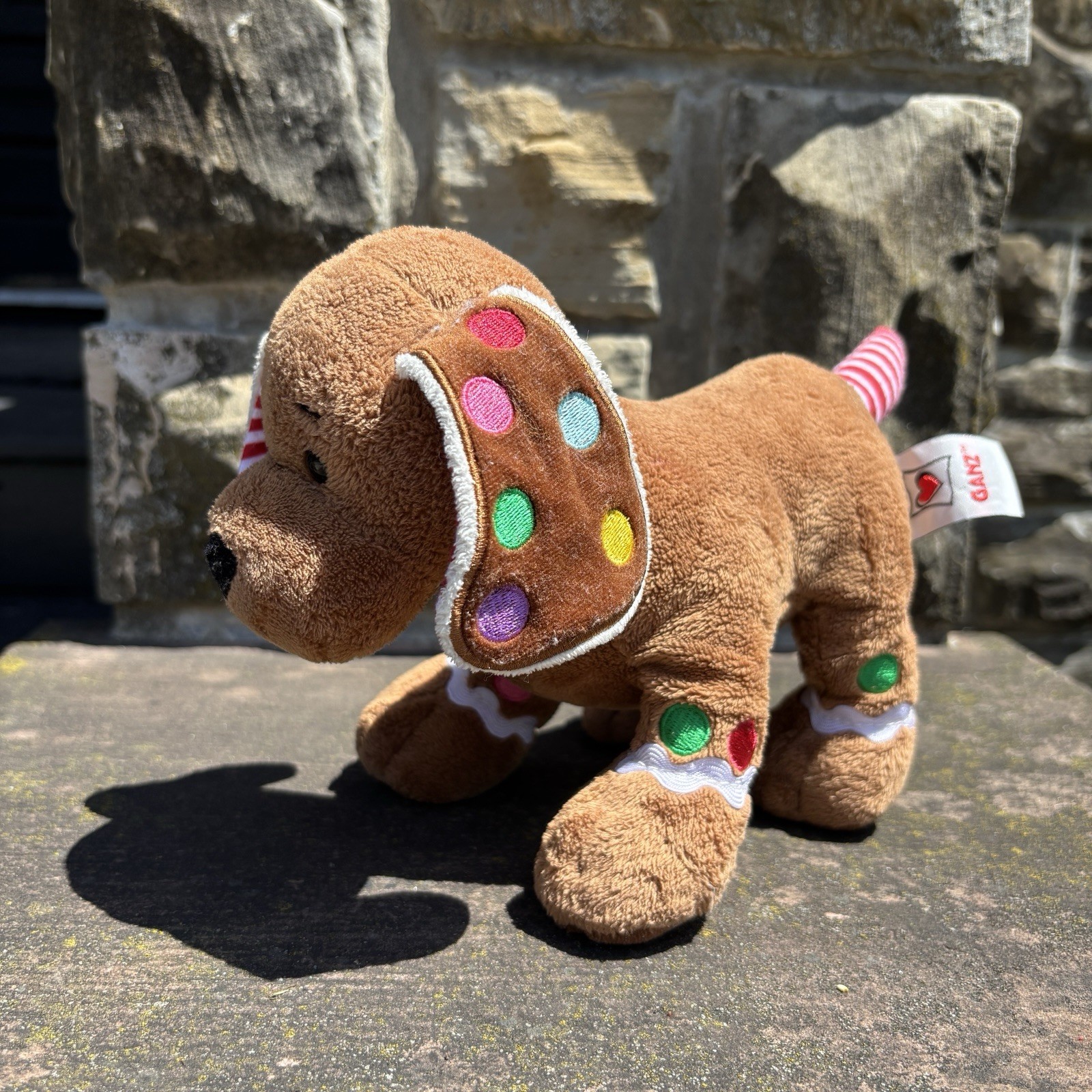 Ganz Webkinz Gingerbread Puppy Plush Stuffed Animal No Code Ganz Webkinz Gingerbread Puppy Plush Stuffed Animal No Code