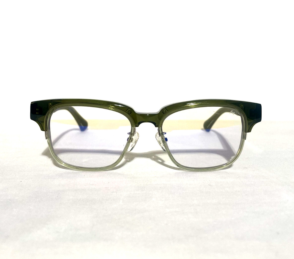 New CADDIS Samba Eye Appliances Modern Retro Glasses Frames Eyewear Green 0.00