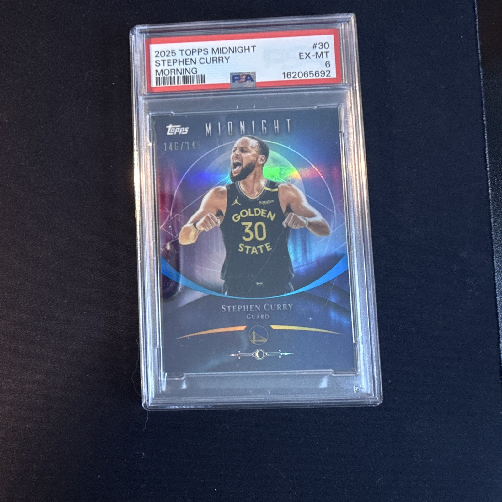 Topps 2025-26 Midnight Stephen Curry #30 Morning /149 Warriors NBA