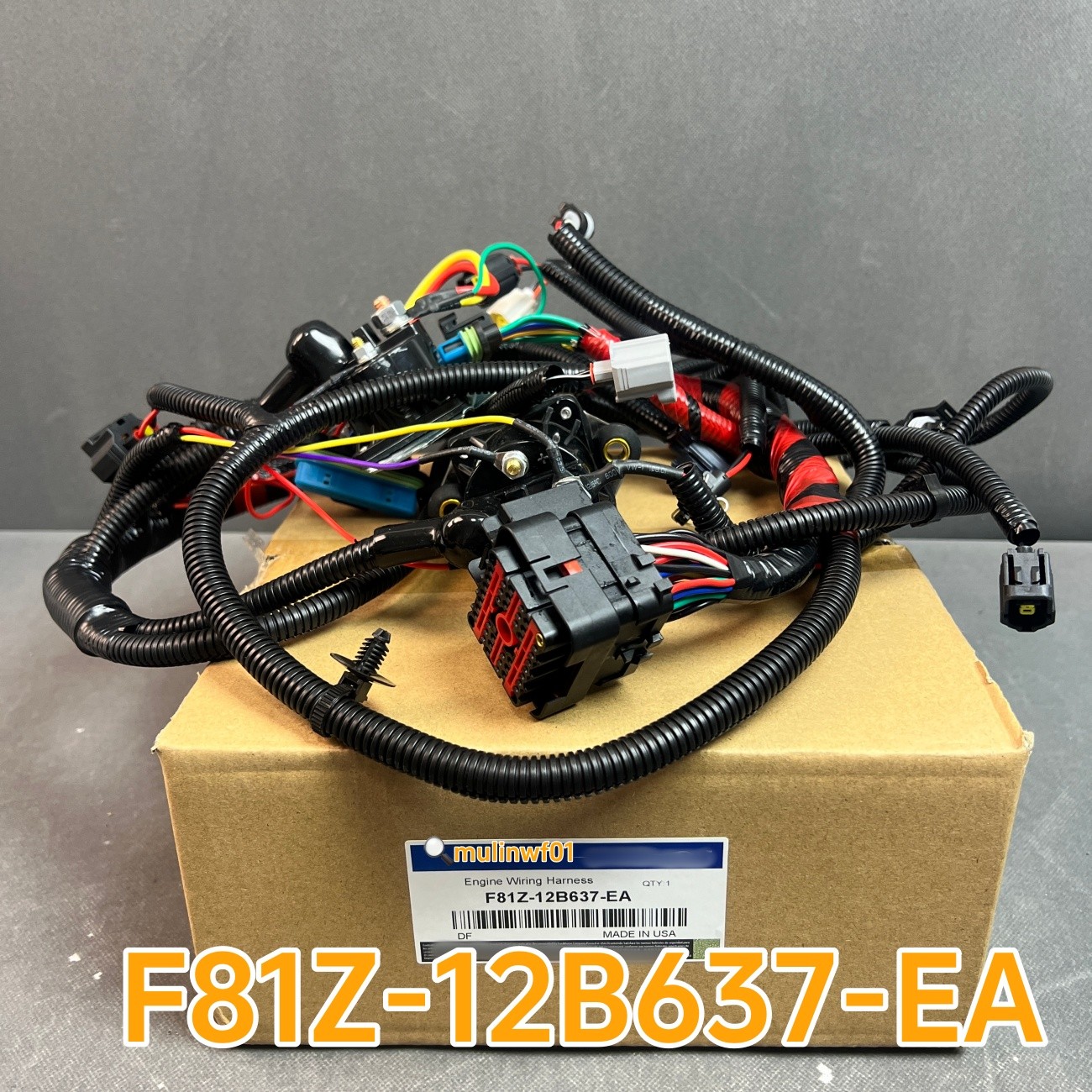 NEW 99-01 Ford F-250 F-350 F-450 F-550 7.3L Engine Wire Harness F81Z12B637EA