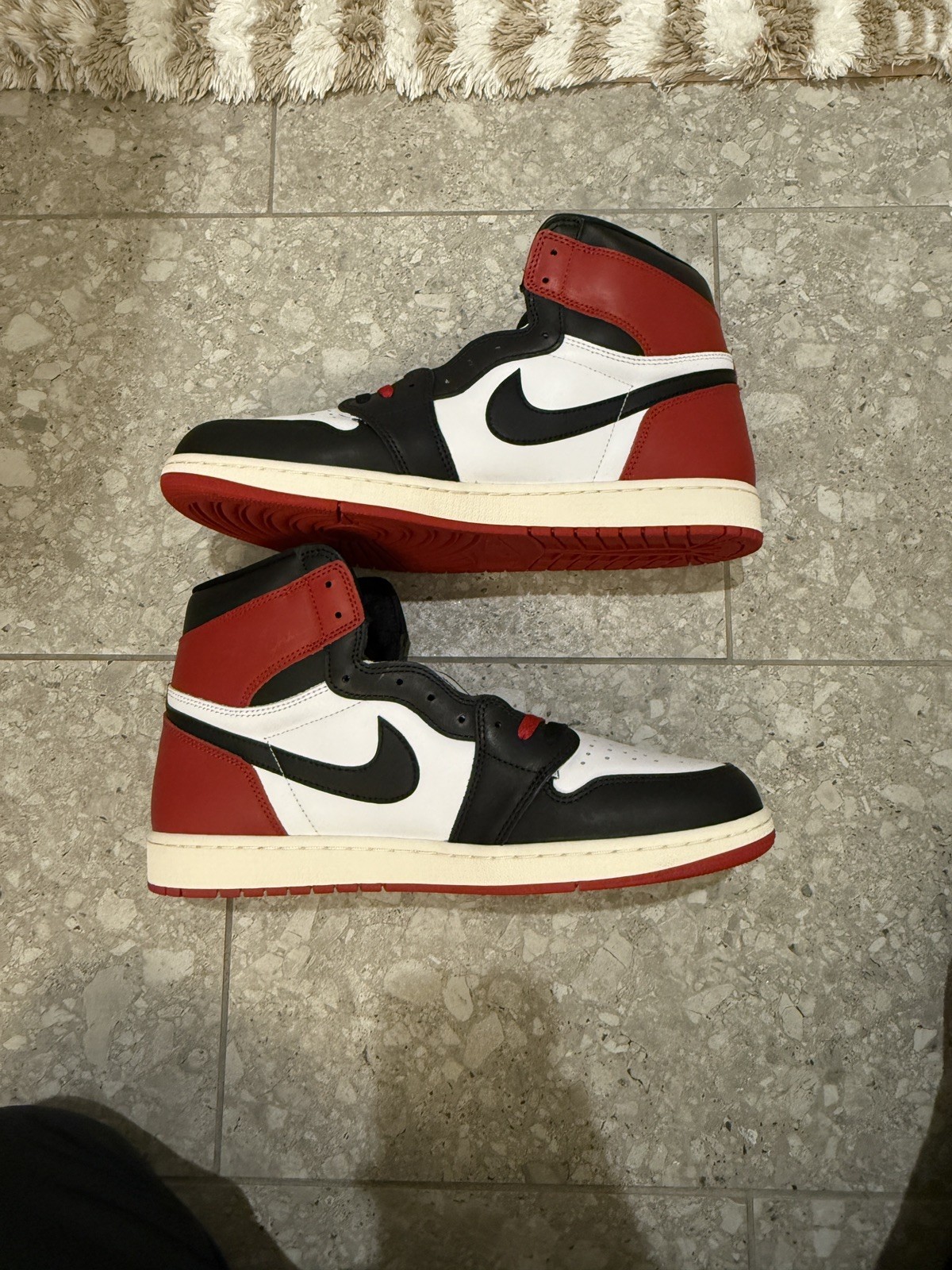 Nike Air Jordan 1 Retro High OG Toe Reimagined White DZ5485-106 Size 14 Men\'s