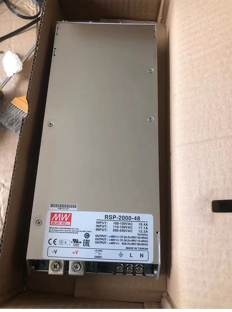 1pc New Mean Well RSP-2000-48 AC/DC Output Regulated Switching Power Supply