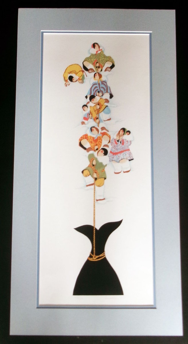 Barbara Lavallee WHALE TAIL Signed 33 Barbara Lavallee WHALE TAIL Signed 33