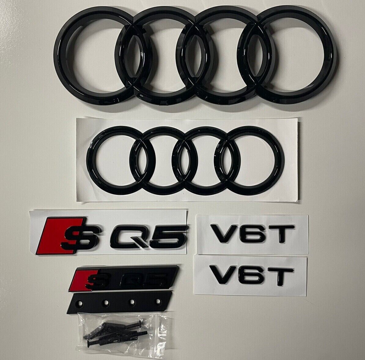 New Audi SQ5 V6T Y2018+ Front Rear Ring Mesh Grill Badge Emblem Express Post OE