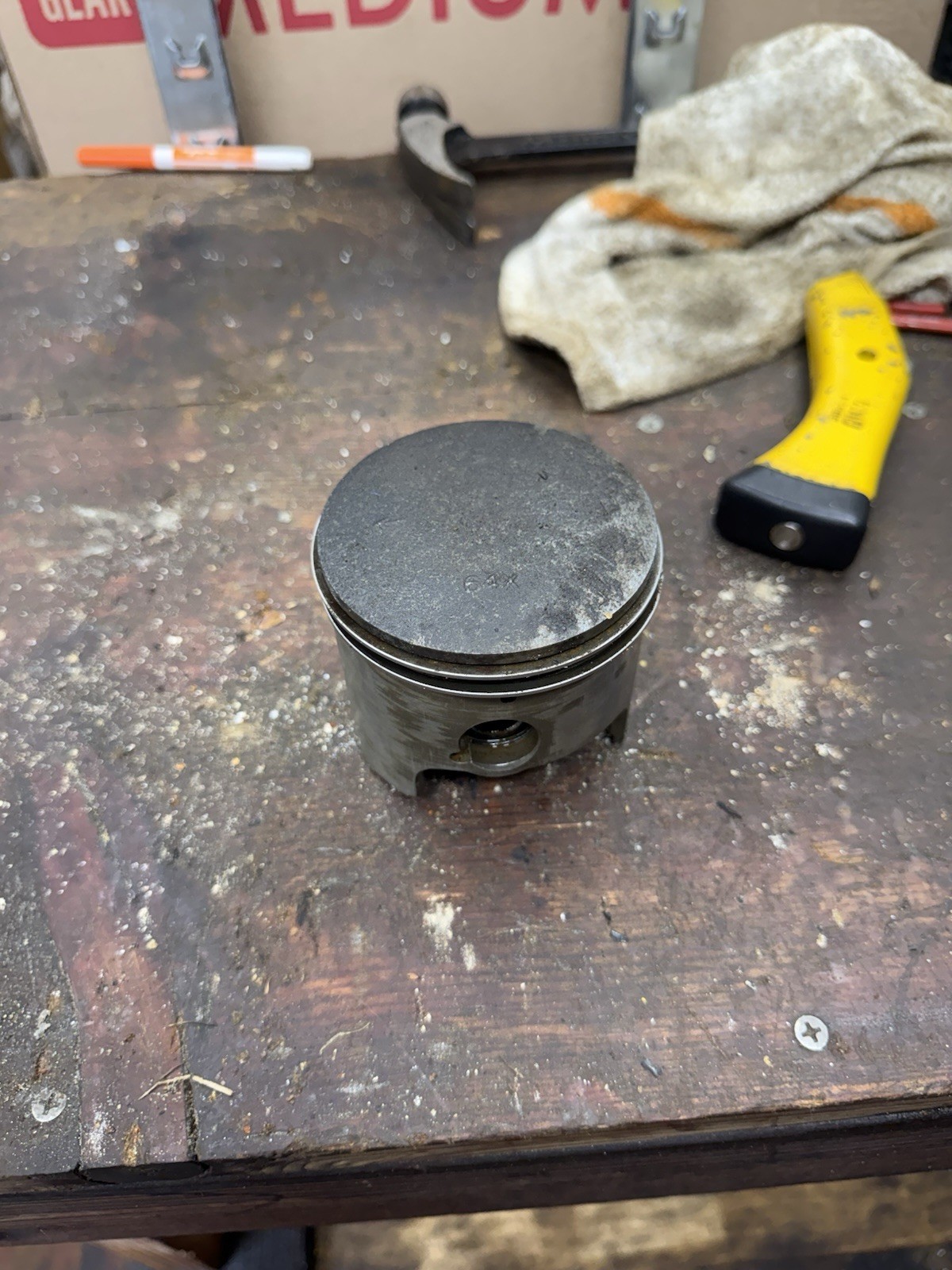 OEM Yamaha GP XL WB2 760 64X Piston for STD Bore 84mm - Part 64x-11631-00-91
